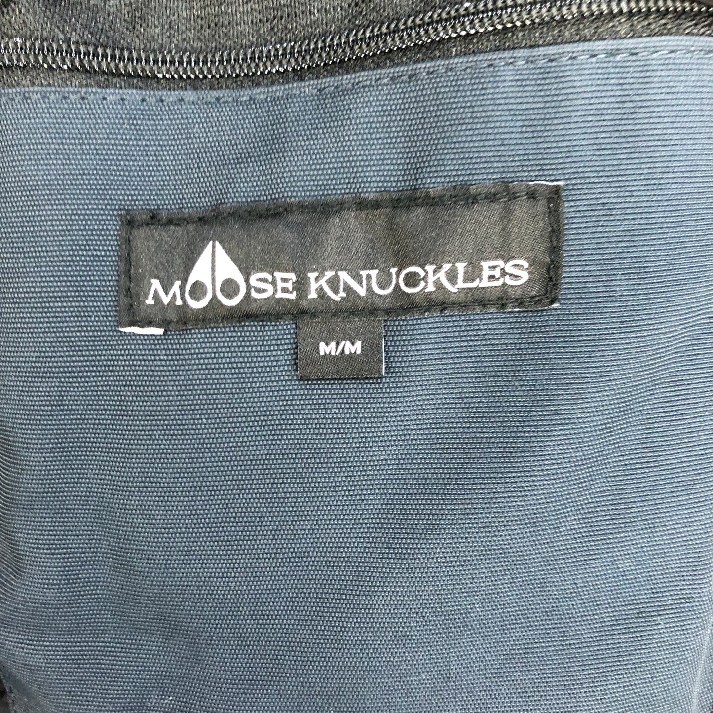 Moose Knuckles Navy Blue Parka Jacket Size M