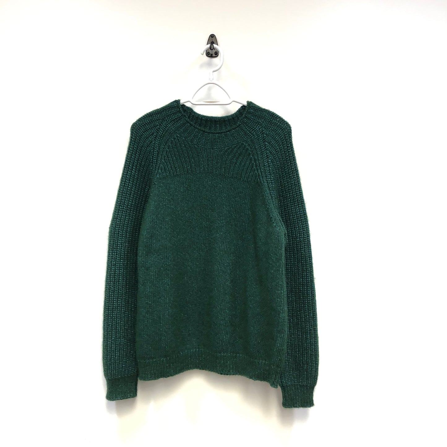 Paul Smith Dark Green Crew Neck Knit Sweater Size S