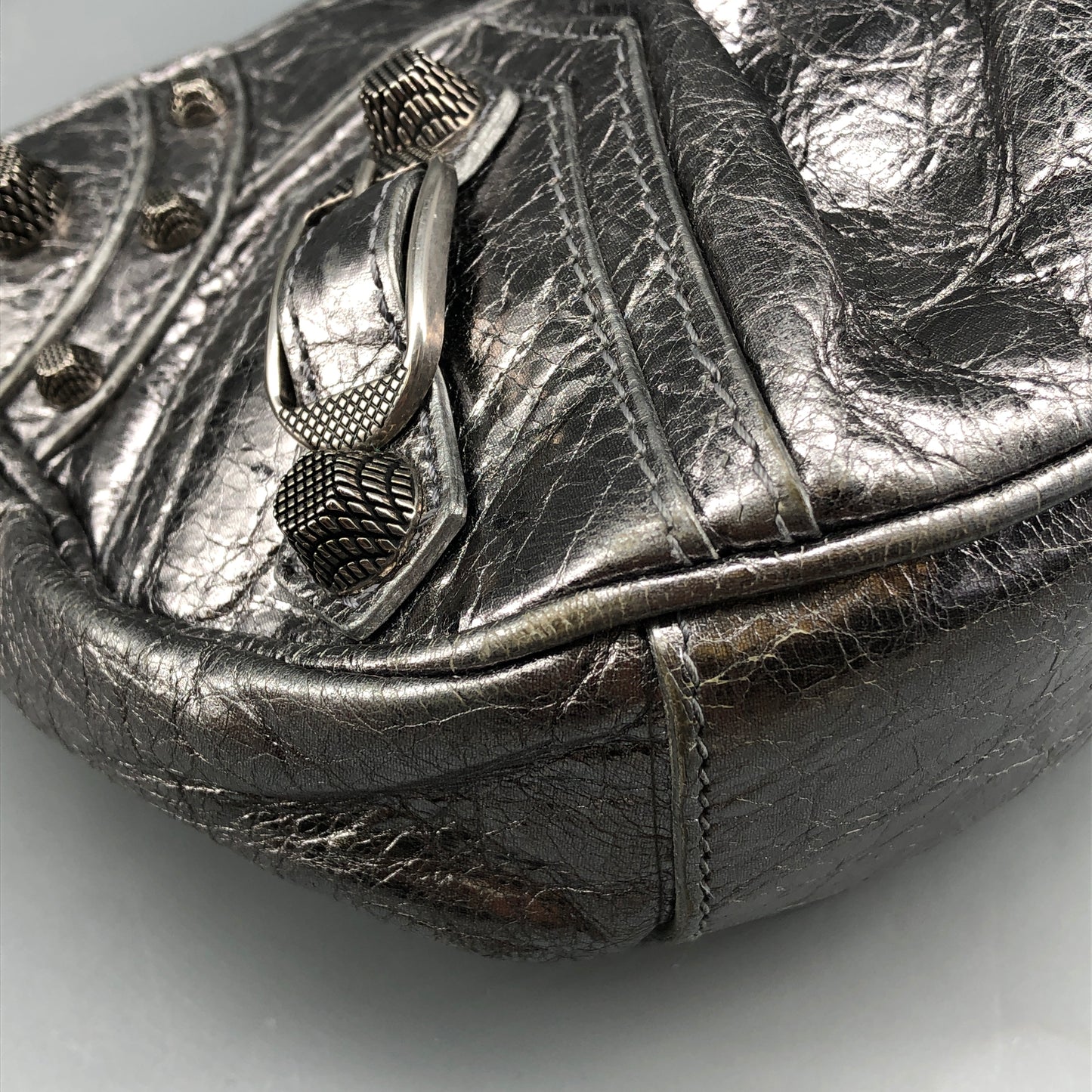 Balenciaga Le Cagole XS Shoulder Bag Silver