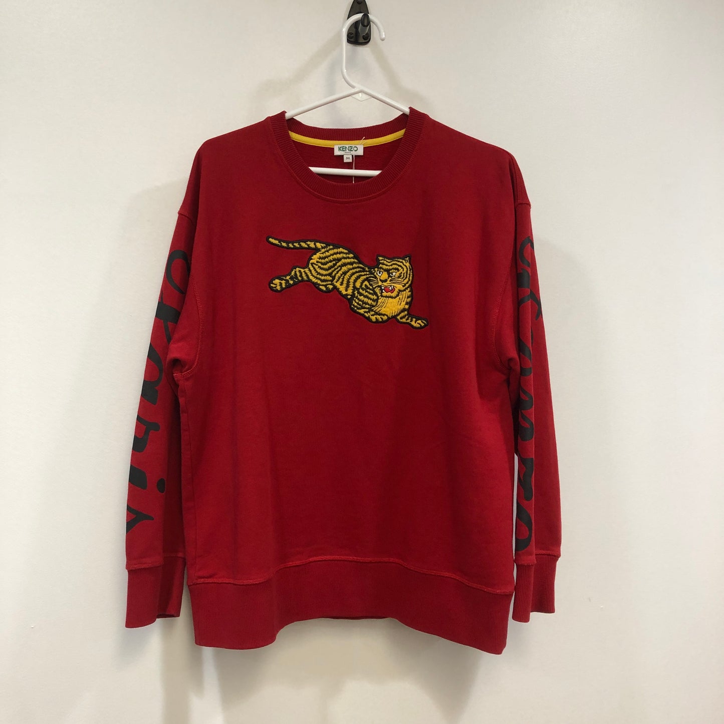 Kenzo Jumping Tiger Sweatshirt Size M Red