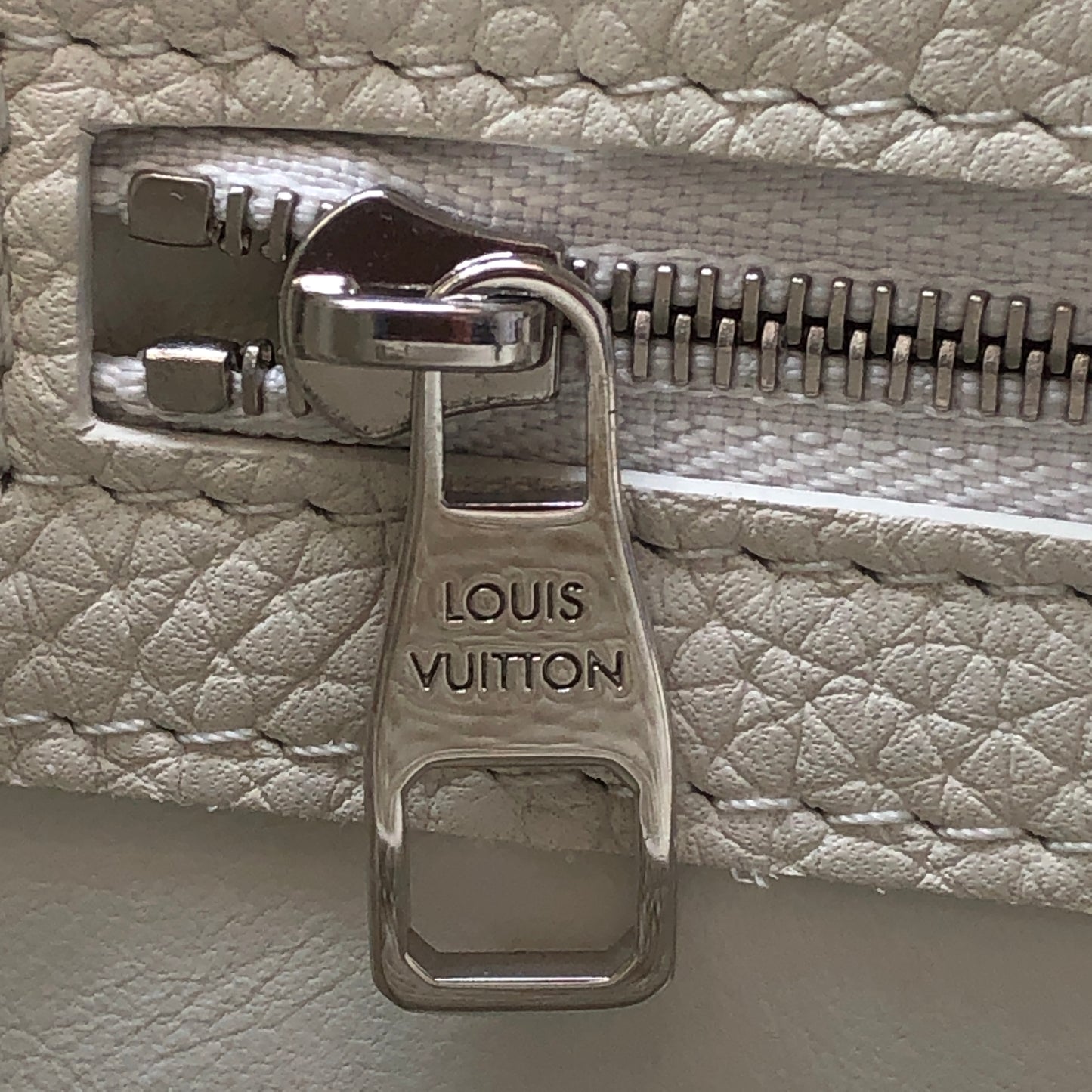 Louis Vuitton Limited Edition Capucines BB Handbag  White & Blue Tweed