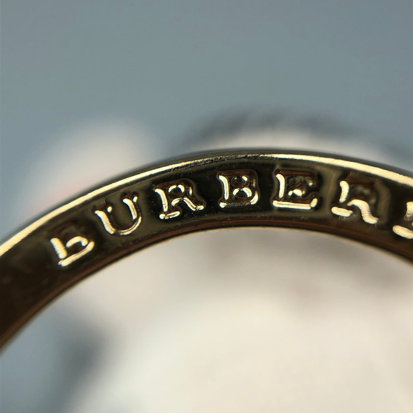 Burberry Vintage Check Thomas Bear Bag Charm Keychain Beige Grey