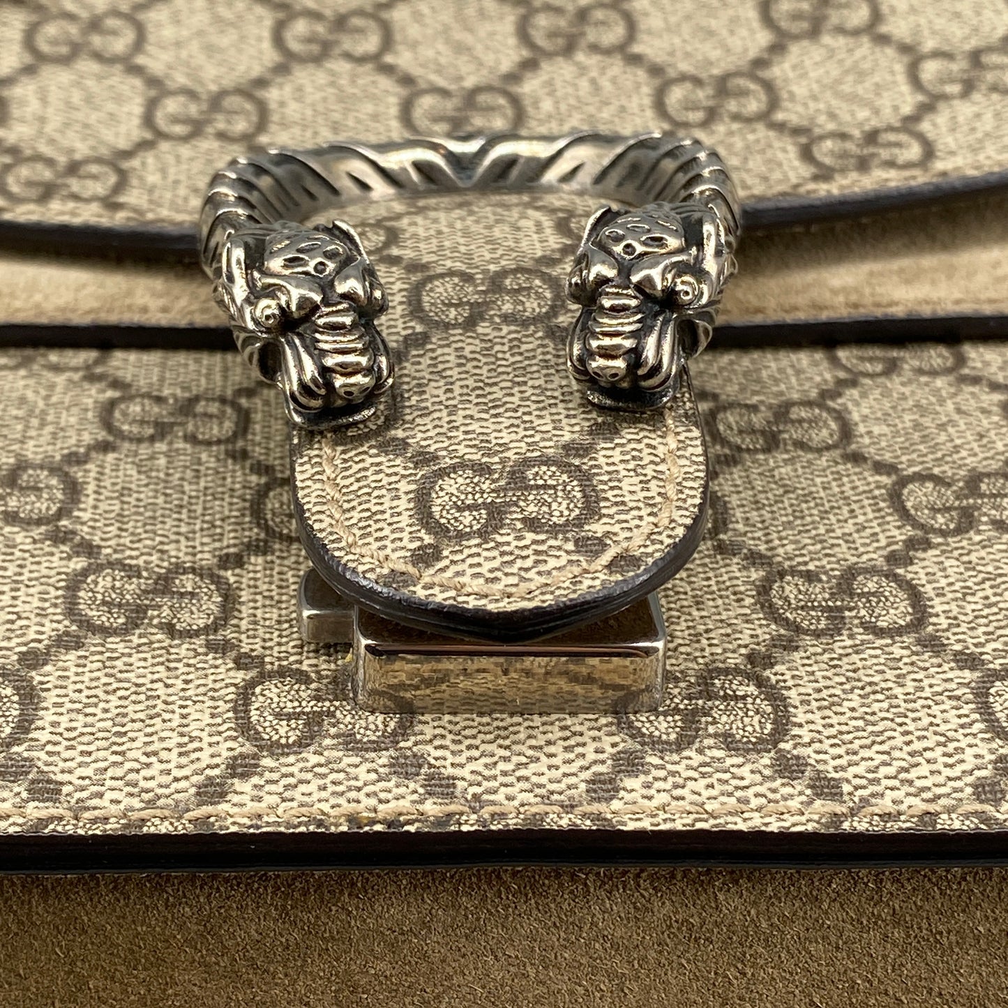 Gucci Dionysus GG  Shoulder Bag Beige