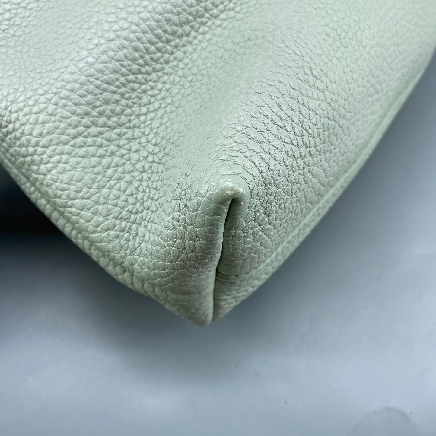 Burberry Mint Green Leather Shoulder Bag