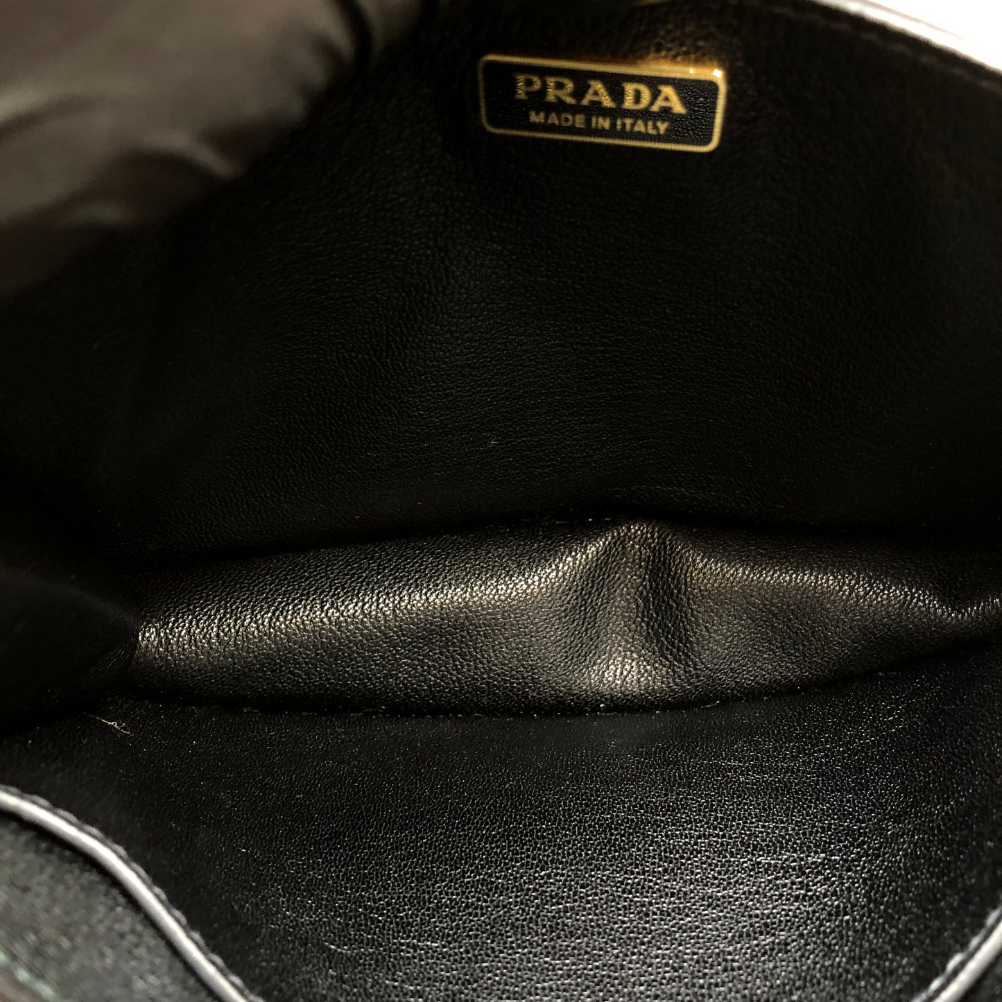 Prada Two-Tone White & Black Cahier Leather Box Crossbody Bag