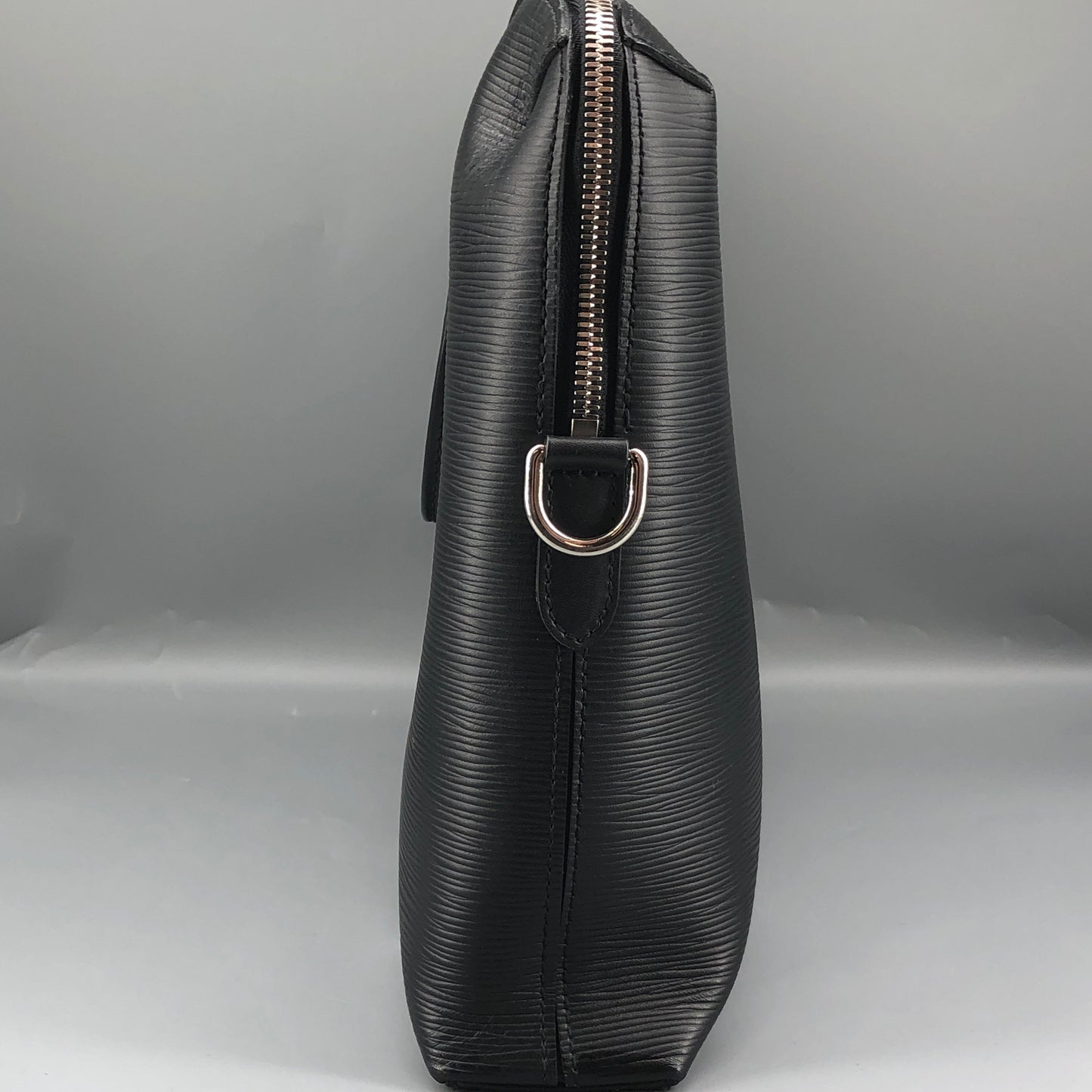 Louis Vuitton Epi Leather Business Briefcase Handbag Black