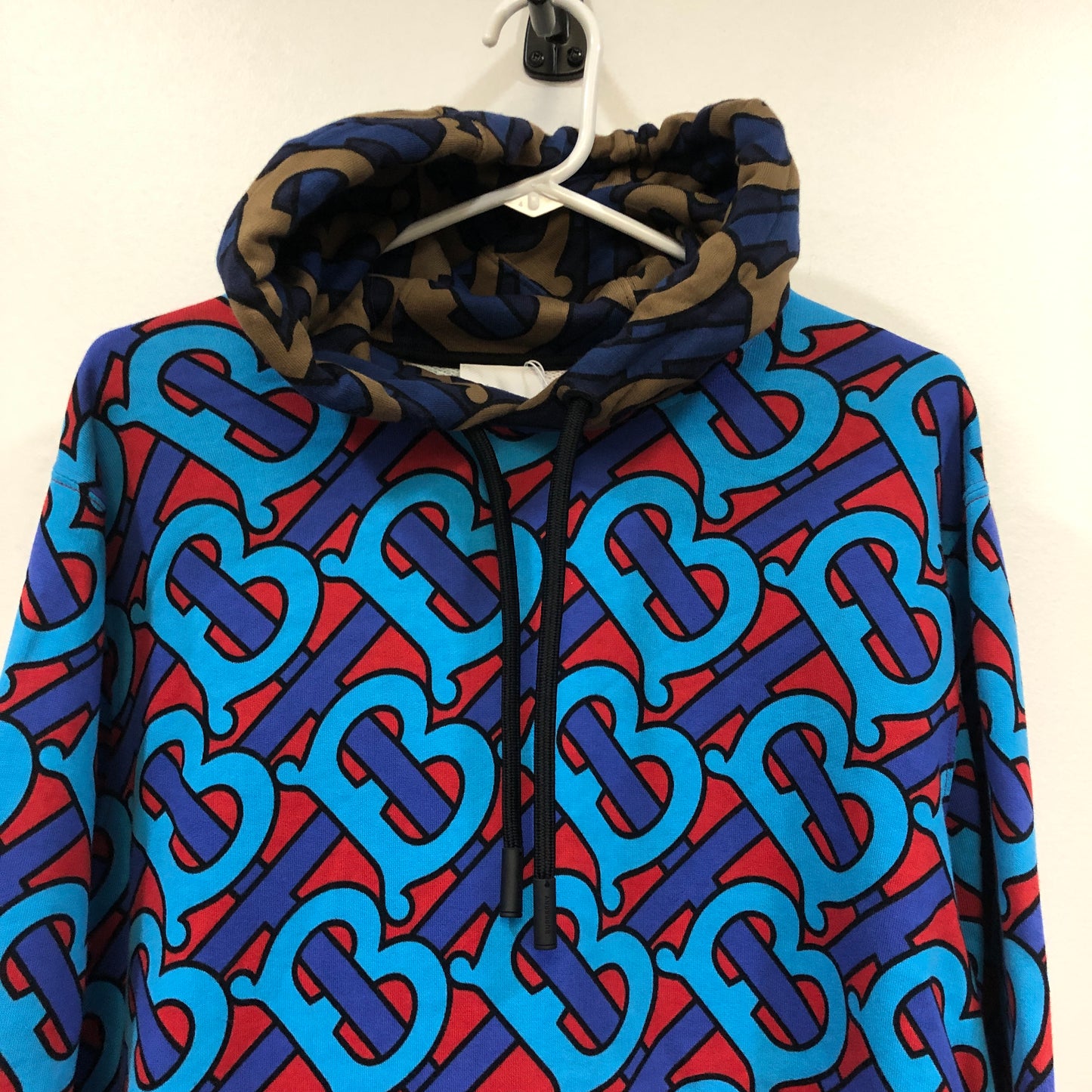 Burberry Monogram Print Hoodie Size S Multicolor