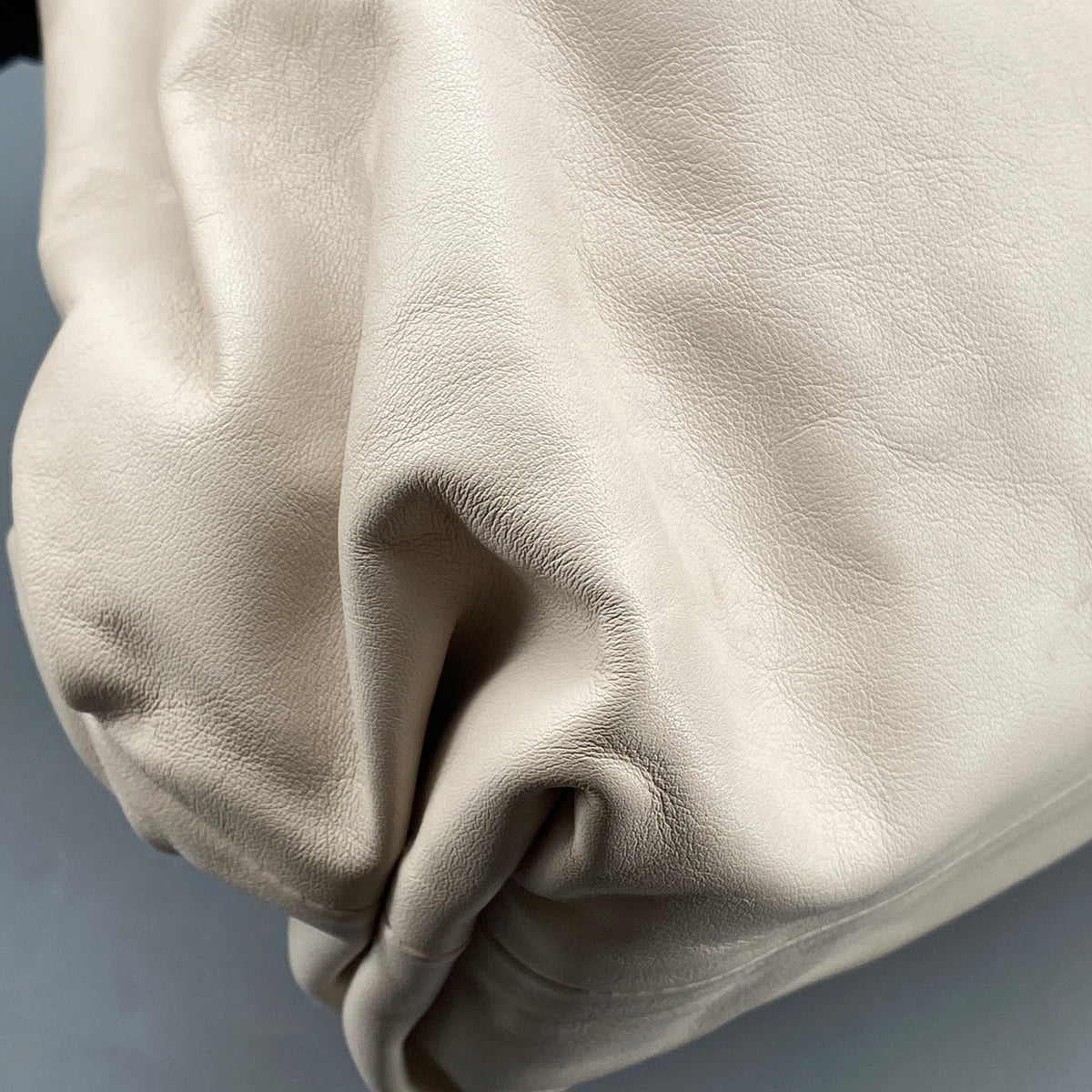Bottega Veneta Pouch Bag Cream Leather