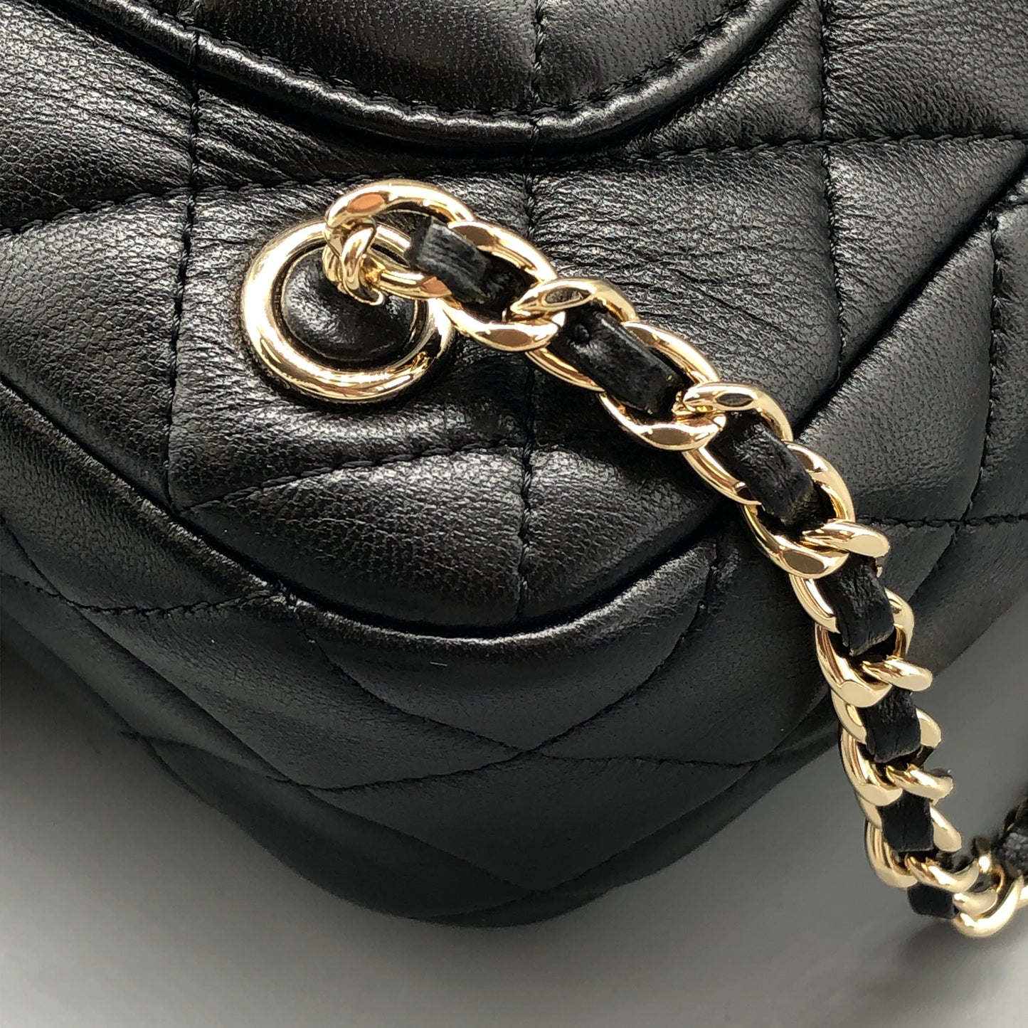 Chanel Lambskin Quilted Small In Seoul Backpack Bag Black