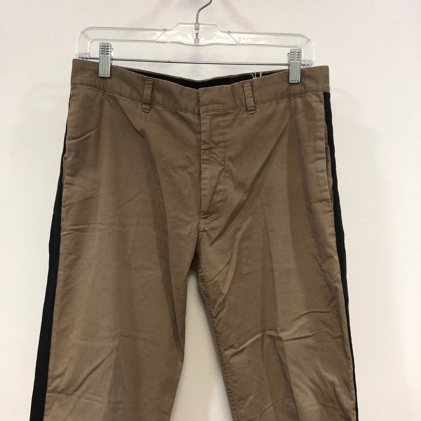 Christian Dior Side Stripe Chino Pants Size 46 Khaki/Black