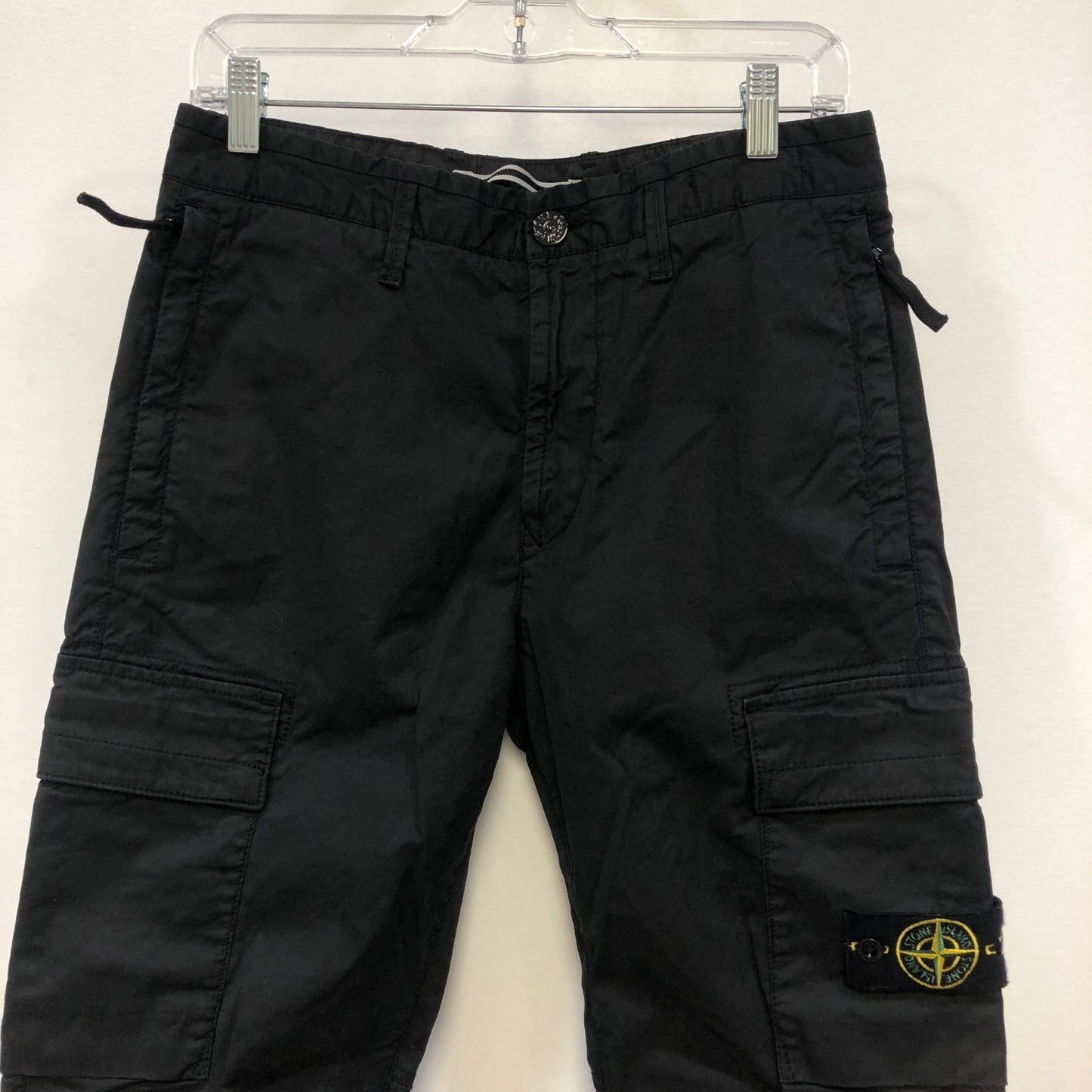 Stone Island Cargo Pants Size W28 Black