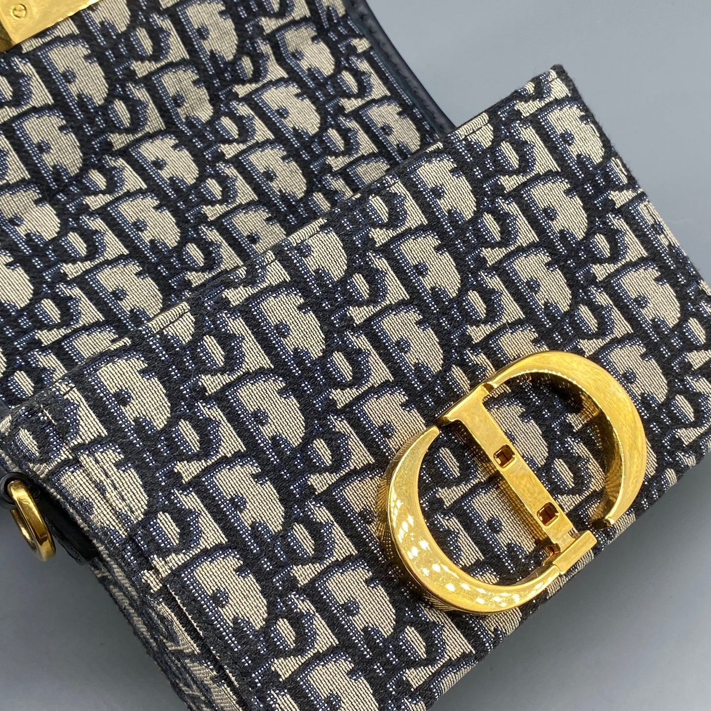 Christian Dior Montaigne Box Oblique Jacquard Crossbody Bag