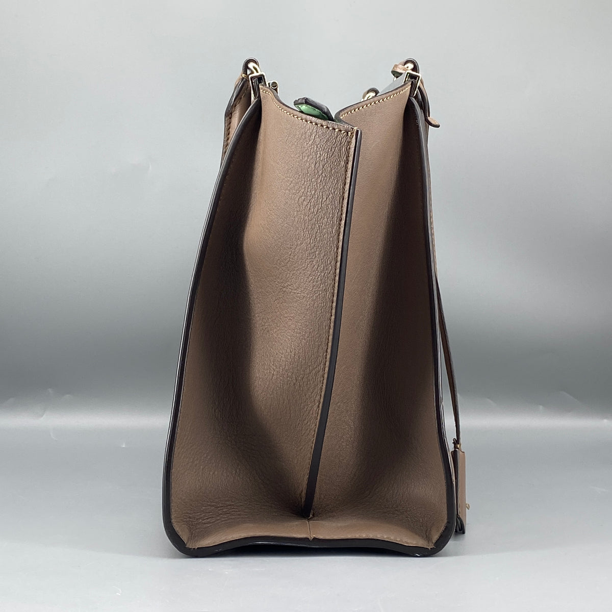 Fendi 2Jours Tote Bag Brown Leather