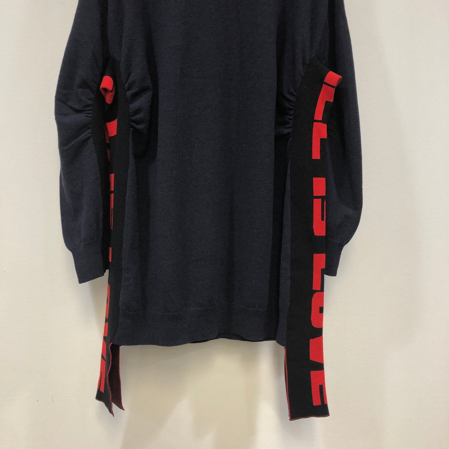 Stella McCartney Knit Sweater Size 40 Navy Blue/Red