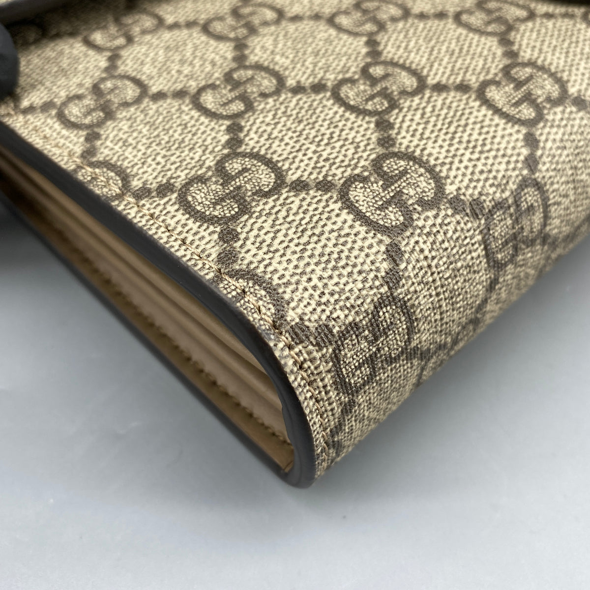 Gucci Beige GG Supreme Dionysus Chain Crossbody Bag