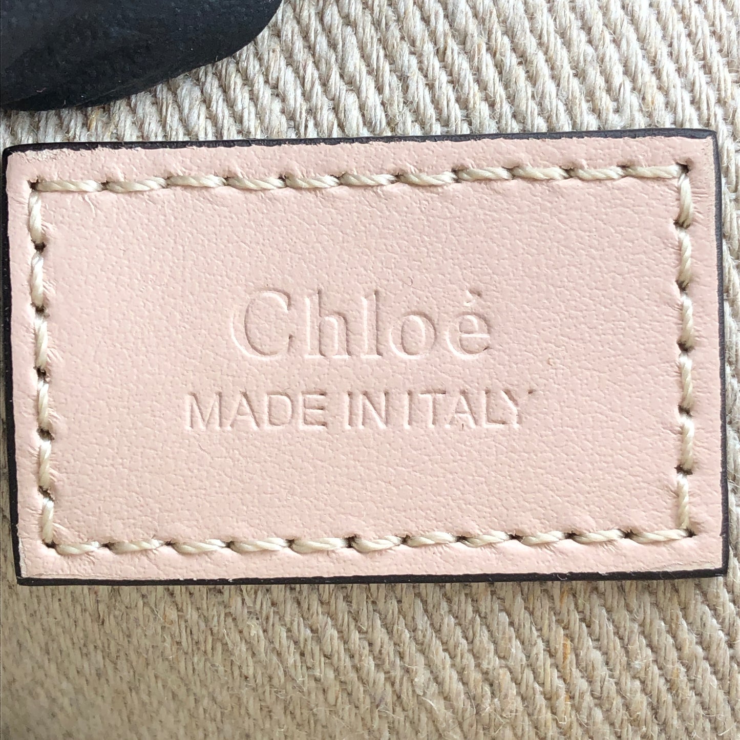 Chloe Woody Small Tote Bag Beige