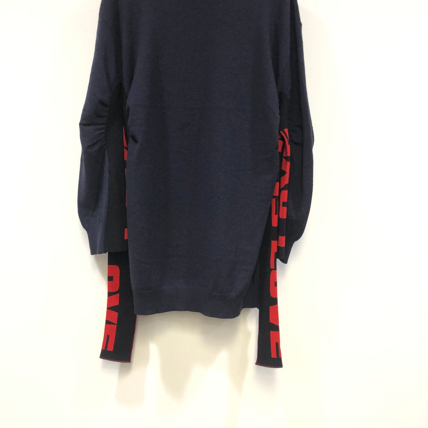 Stella McCartney Knit Sweater Size 40 Navy Blue/Red