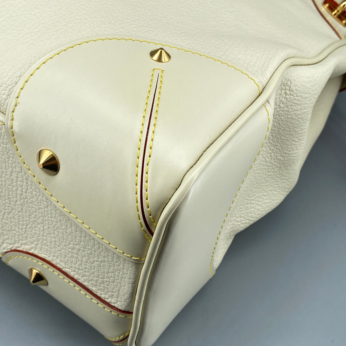 Louis Vuitton Cream Suhali Leather Le Majestueux Tote Bag