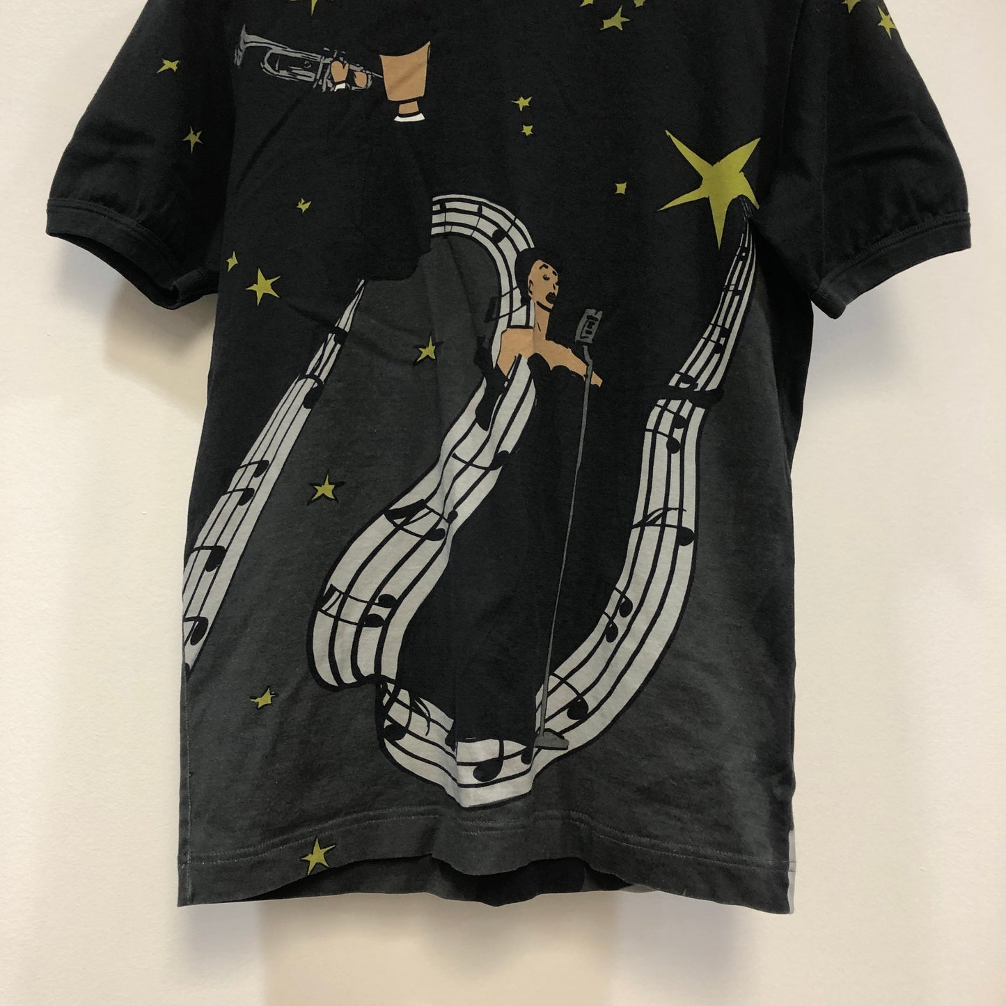 Dolce & Gabbana Black Piano Graphic T-Shirt Size 46