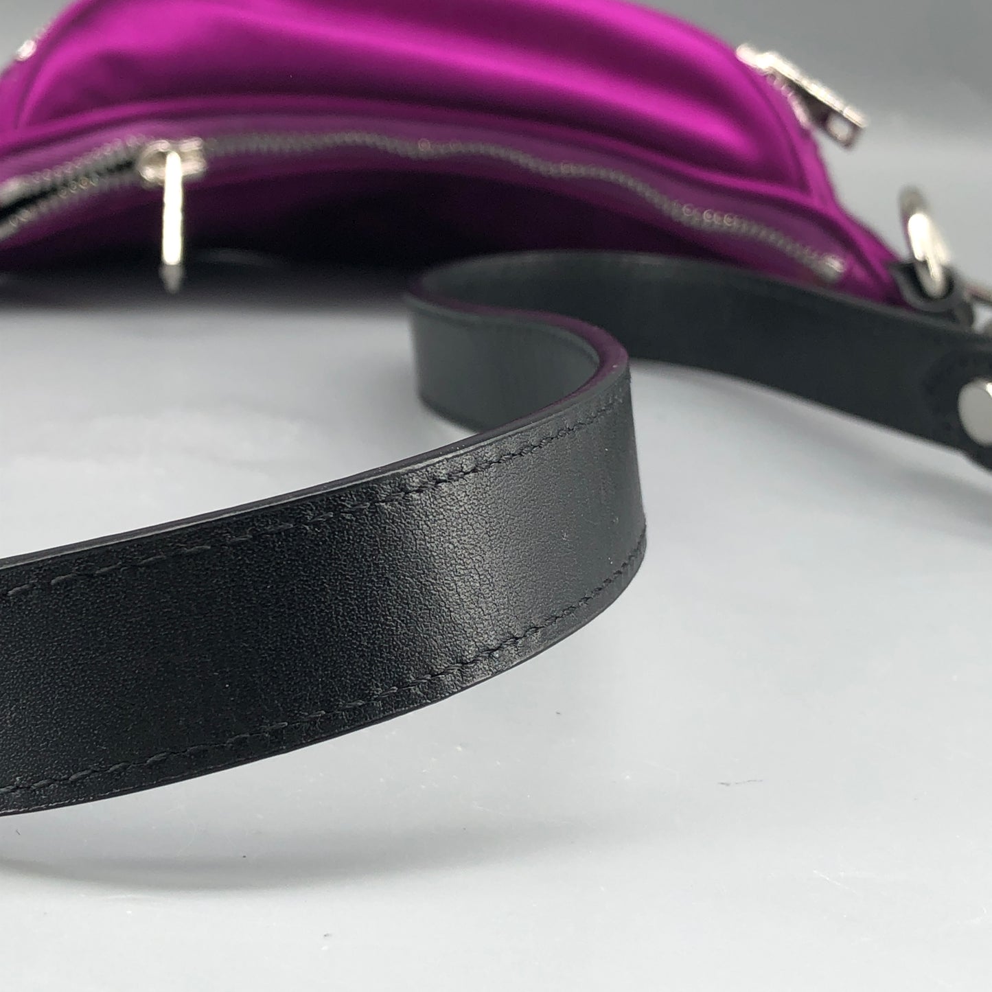 Alexander Wang Fuchsia Satin Waist Crossbody Bag