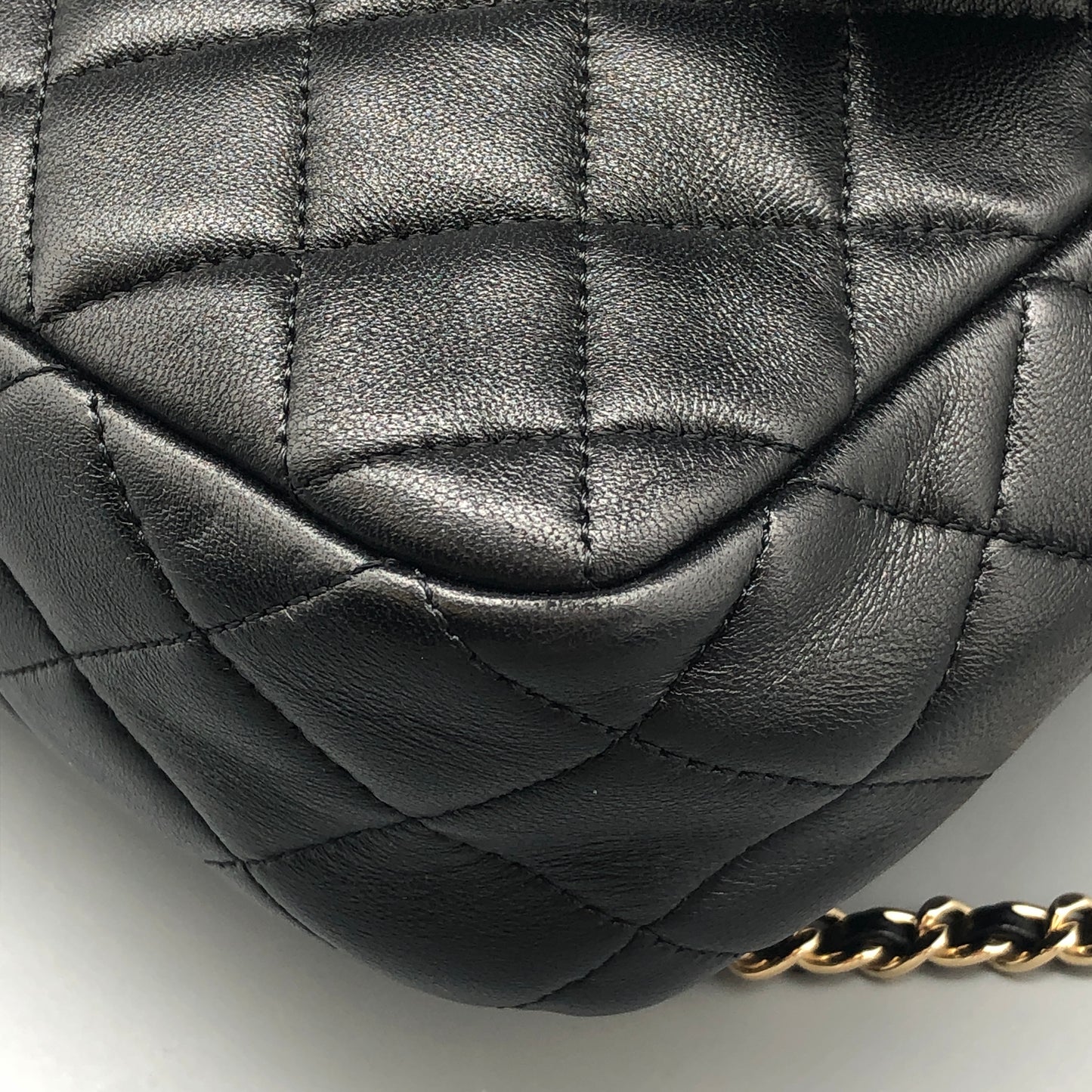 Chanel Lambskin Quilted Small In Seoul Backpack Bag Black