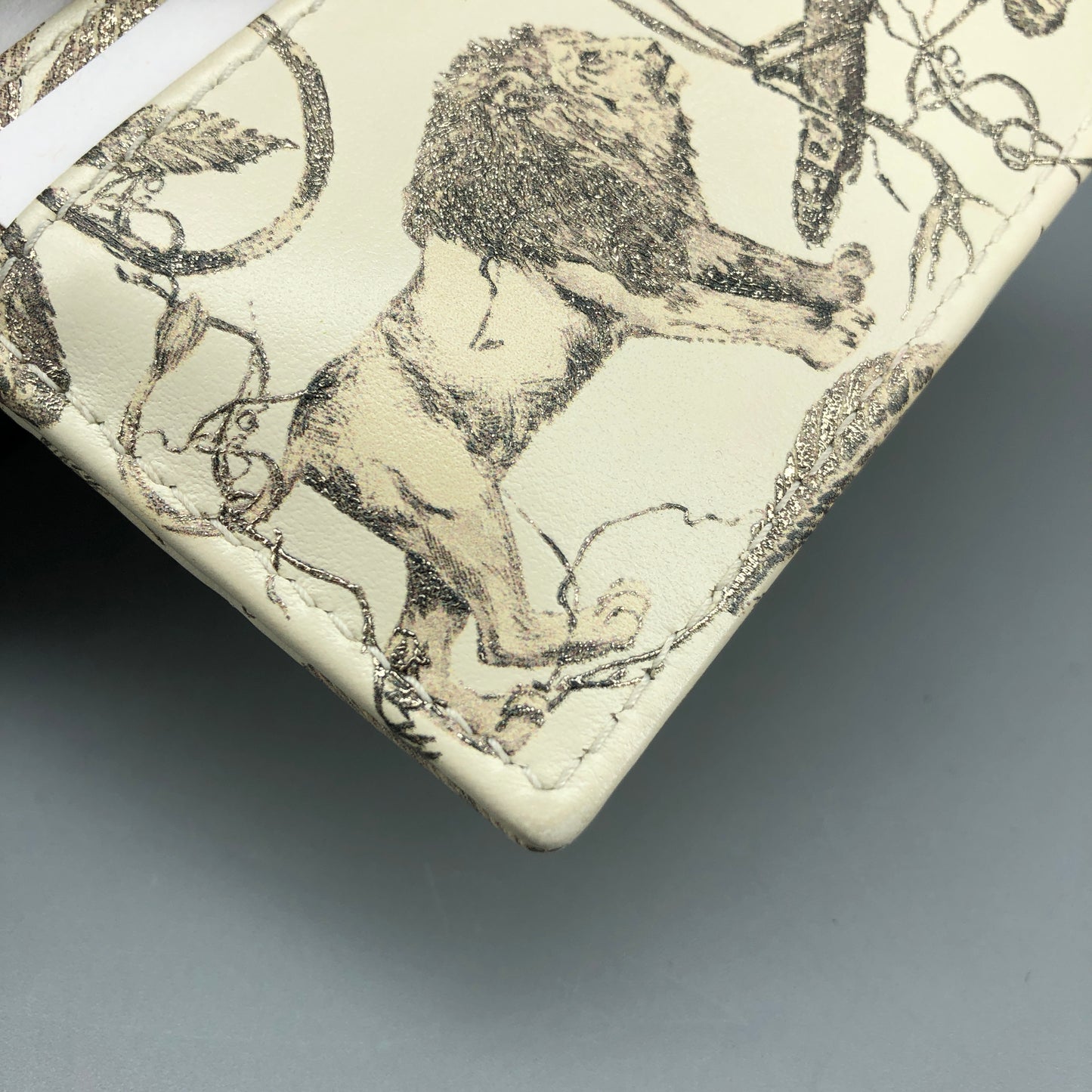 Christian Dior Card Holder Cream Toile de Jouy