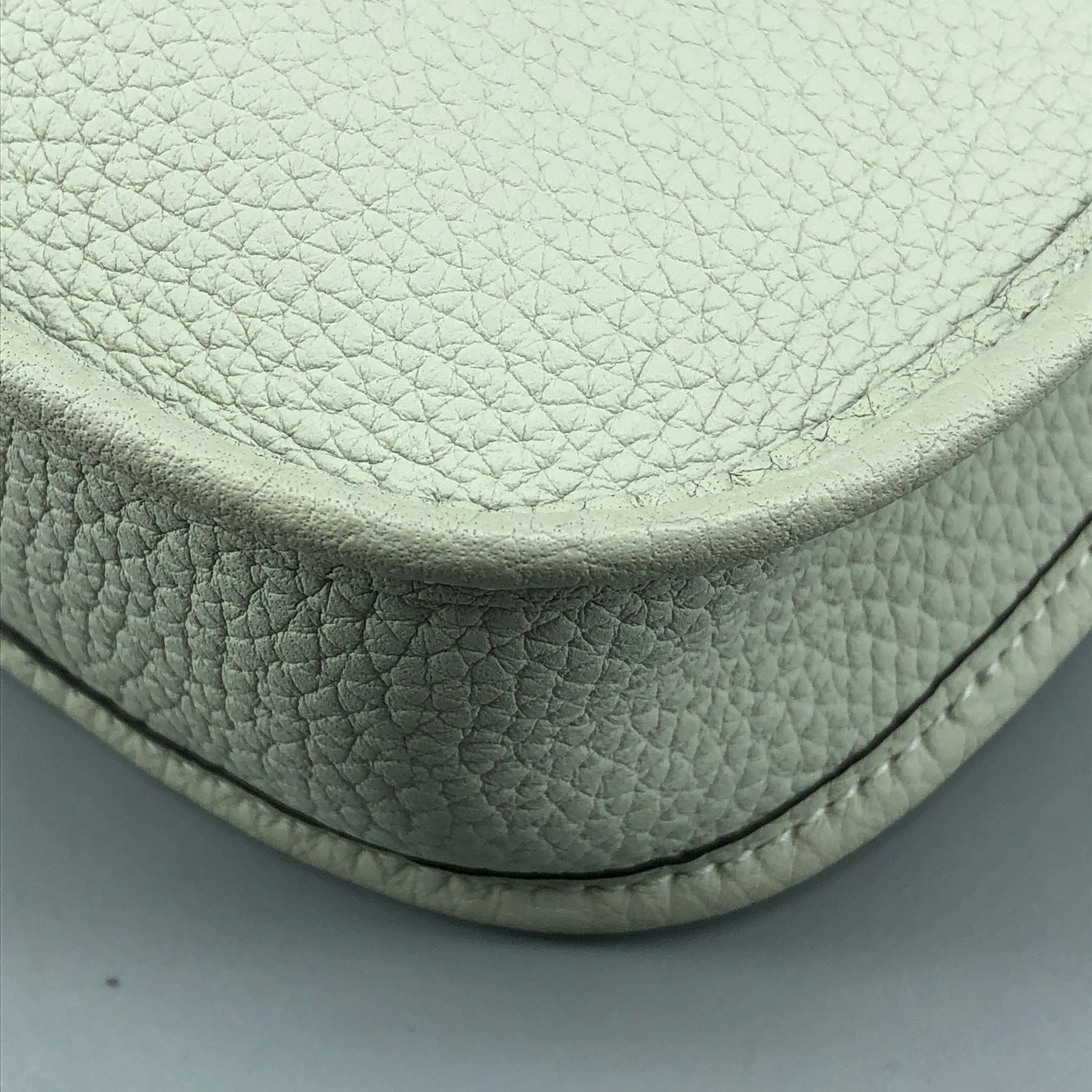 Hermes Mini Evelyne 2024 TPM Light Grey-White tong with Subtle Green Undertone