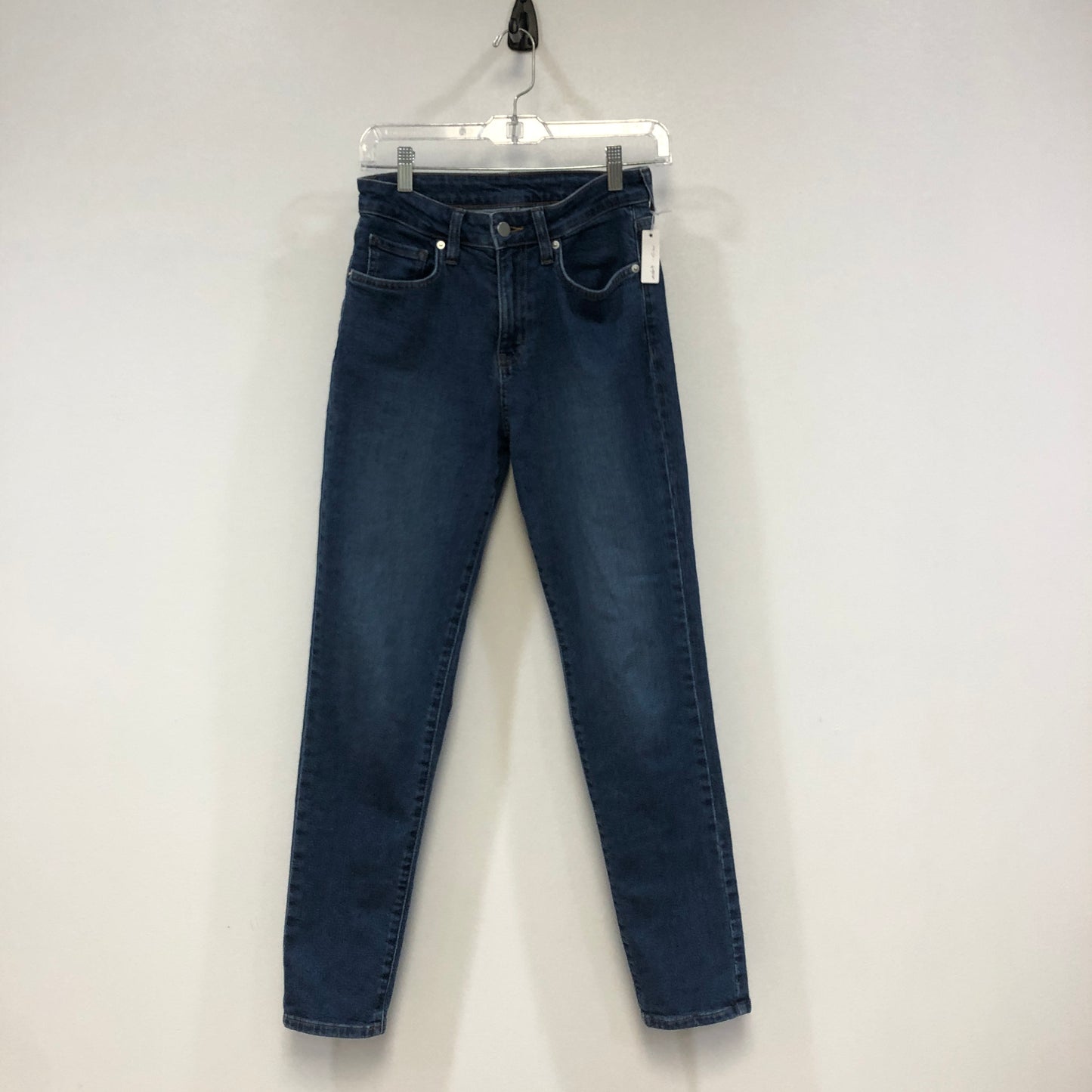 Muji Slim Fit Blue Denim Ankle Jeans