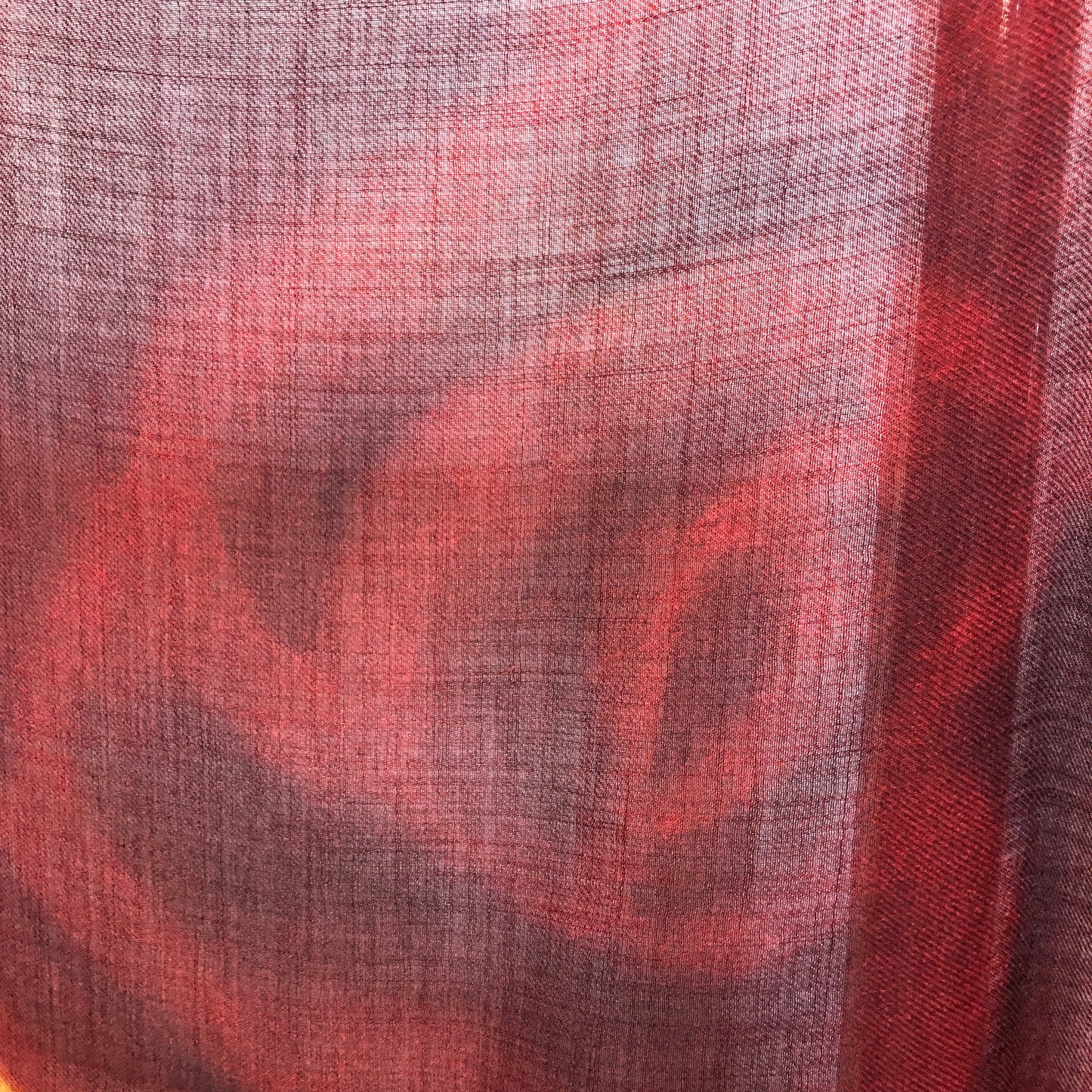 Chanel  Cashmere Silk Blend Shawl Red/Yellow Horse Print 138*190cm