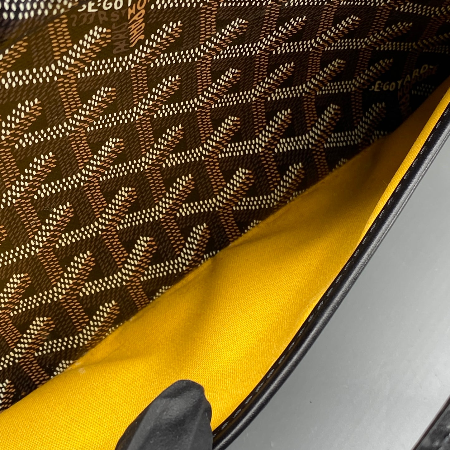 Goyard Cap Vert PM Black Monogram Crossbody Bag