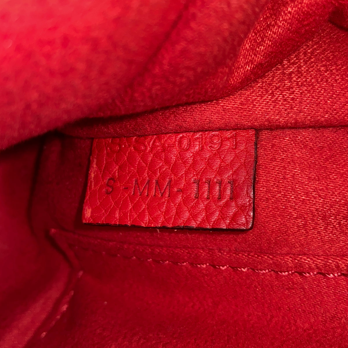 Celine Nano Luggage Red Leather Tote Bag