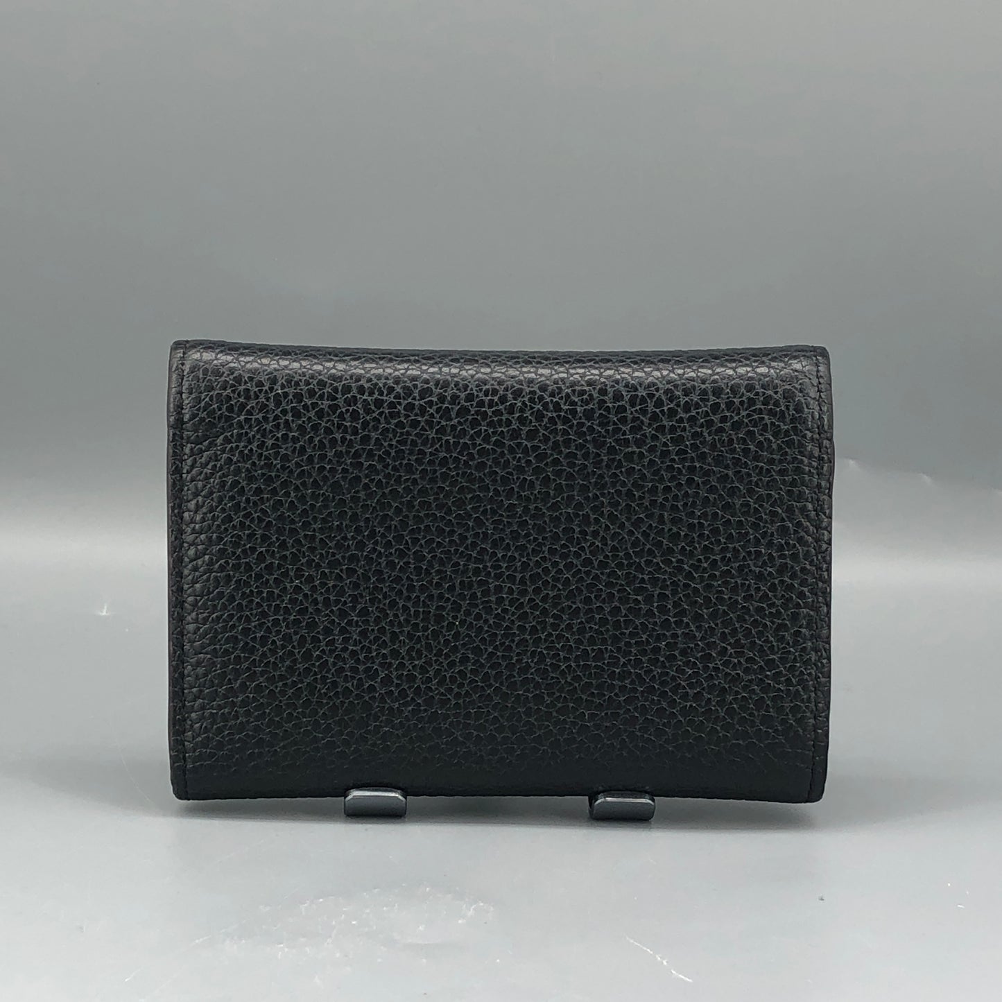 Louis Vuitton Black Taurillon Leather LV Twist Compact Wallet