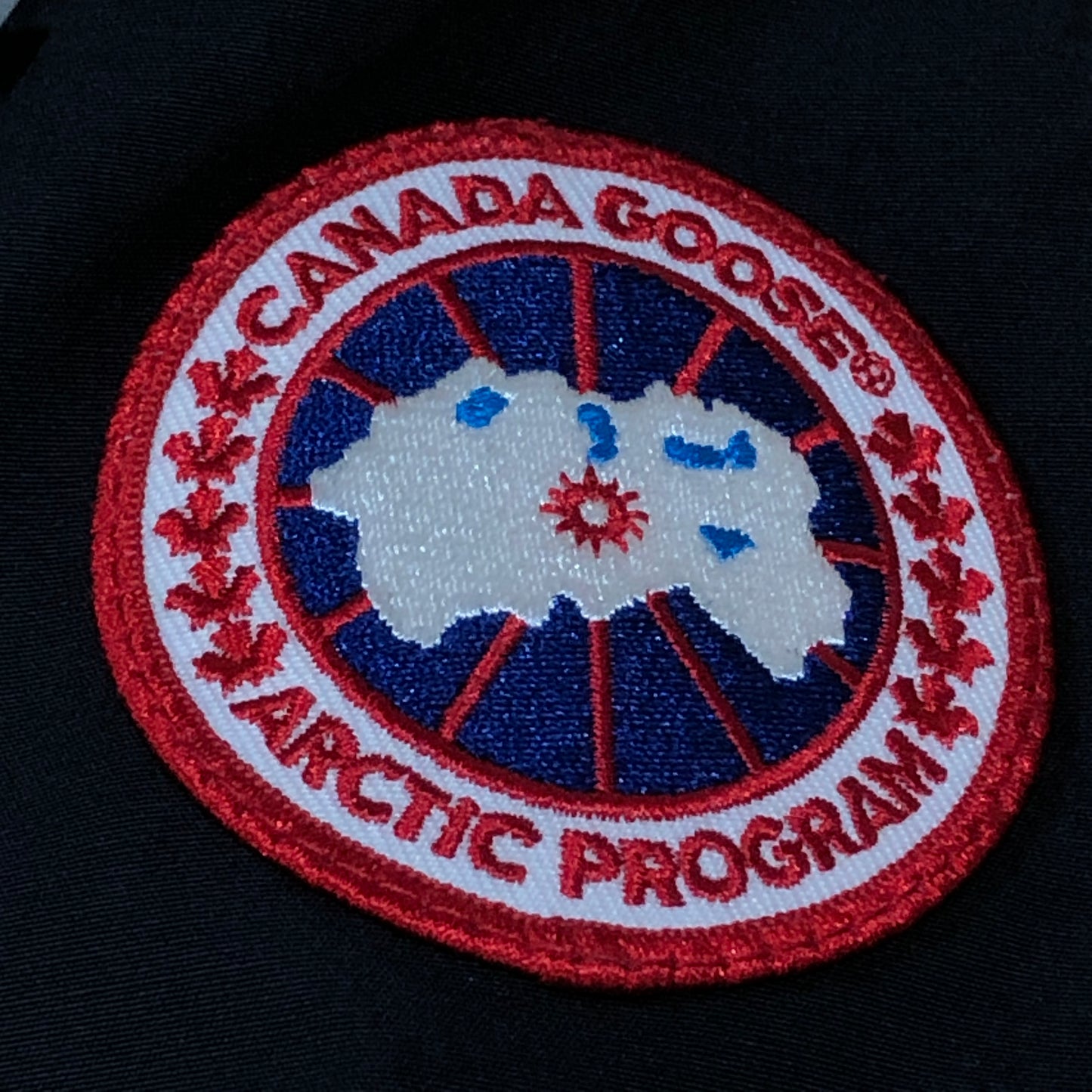 Canada Goose Black Fur‑Trim Hooded Parka Jacket Size S