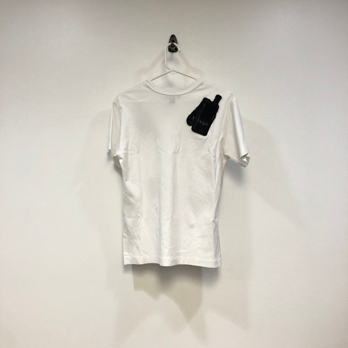 Louis Vuitton White Heart Applique T-shirt Size M