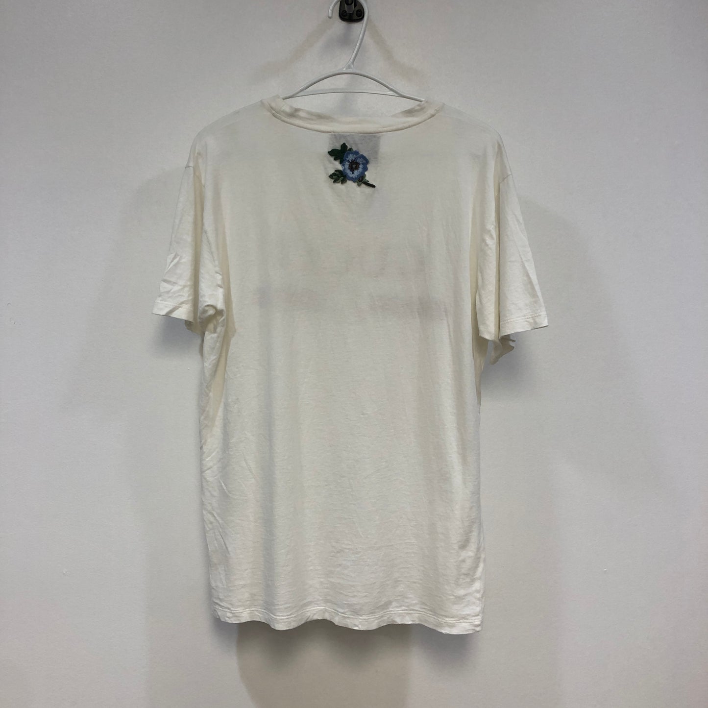 Gucci White Web Stripe & Floral Print T-Shirt Size XS