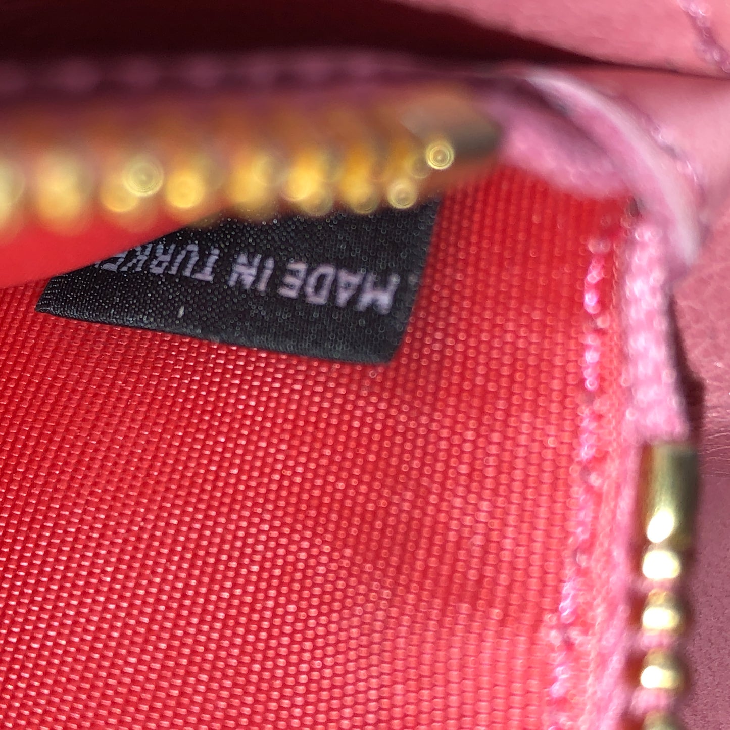 Miu Miu Pink Quilted Leather Chain Wallet / Crossbody Bag
