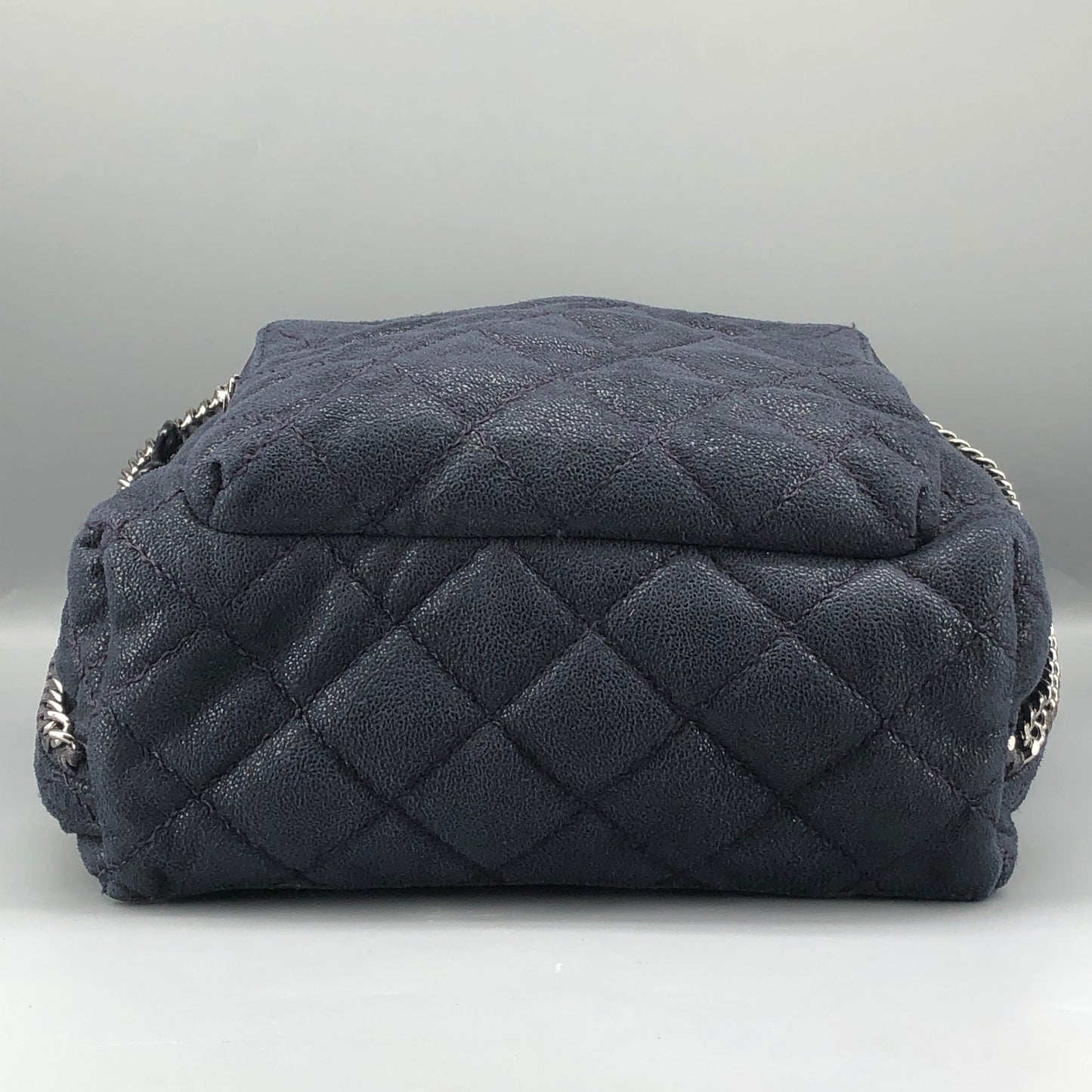 Stella McCartney Quilted Eco Nylon Mini Backpack Navy