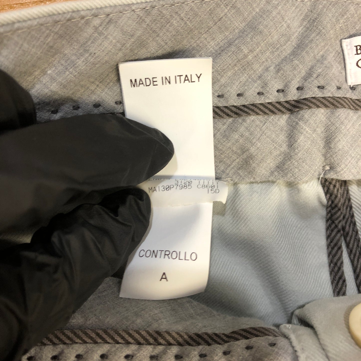 Brunello Cucinelli Light Blue Pleated Cropped Trousers Size 38
