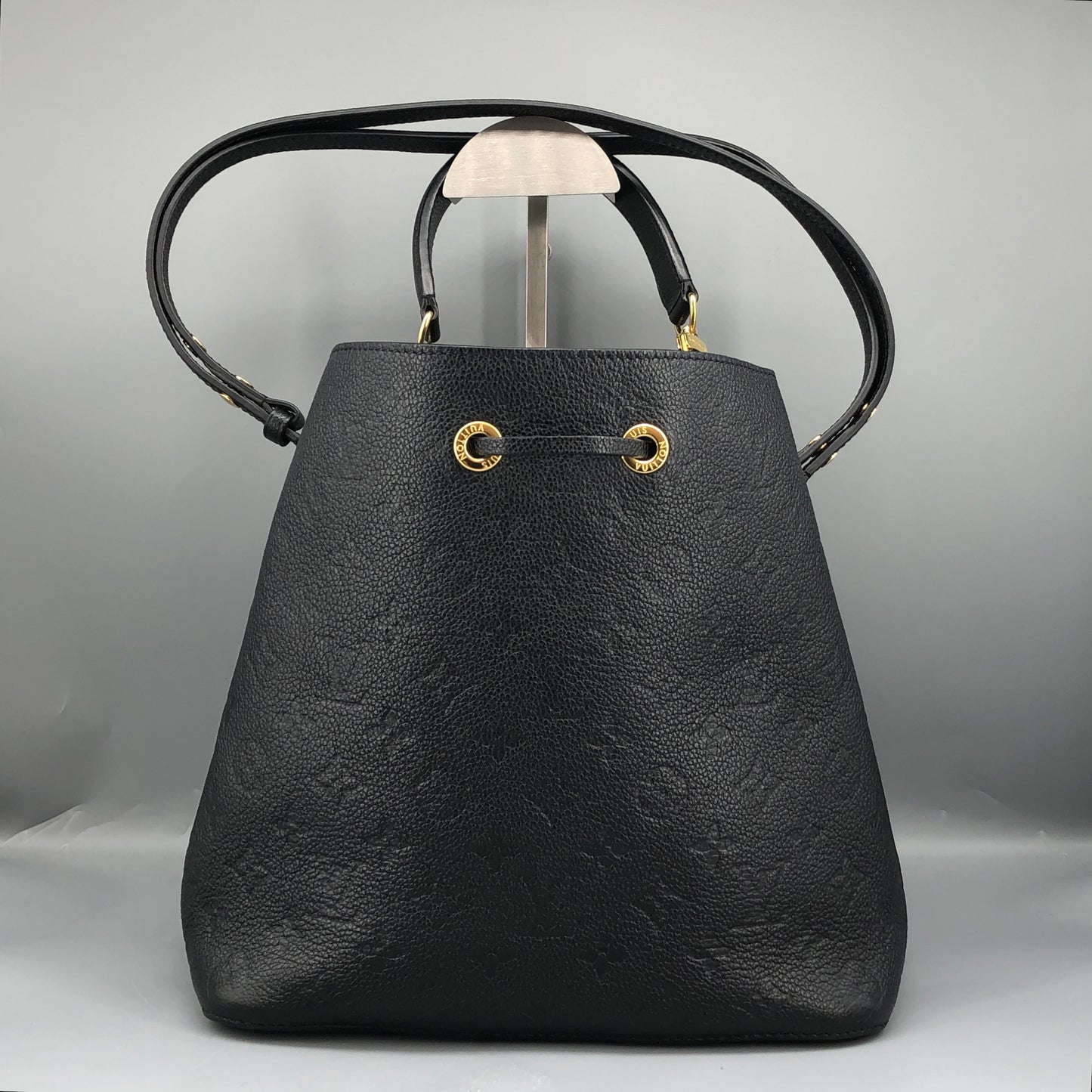 Louis Vuitton Monogram Empreinte NeoNoe Bucket Bag Black