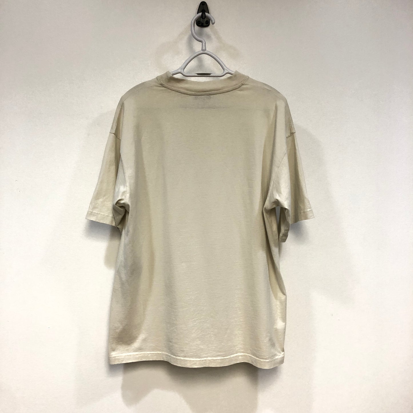 Balenciaga Cream Logo Short Sleeve T-Shirt Size XS