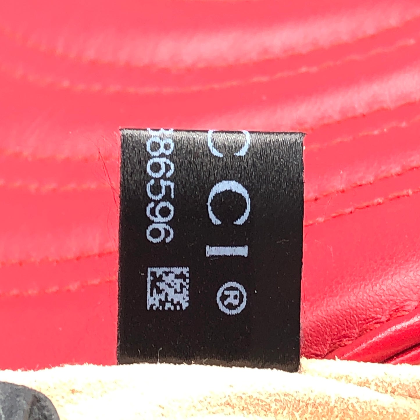 Gucci Red Quilted GG Marmont Chain Shoulder Bag