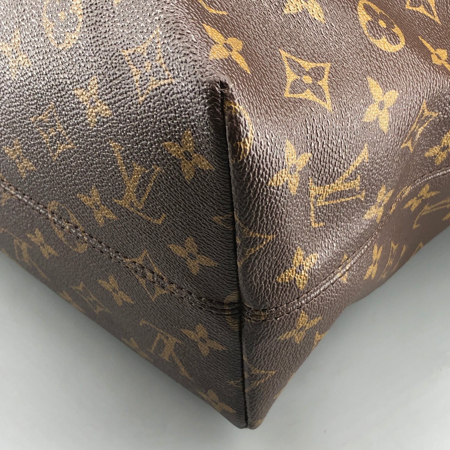 Louis Vuitton Monogram Canvas Tote Bag Brown