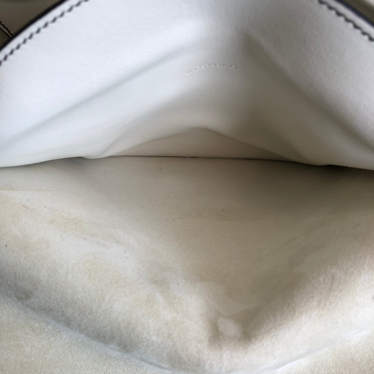 Christian Dior White Smooth Leather J'ADIOR Flap Chain Shoulder Bag