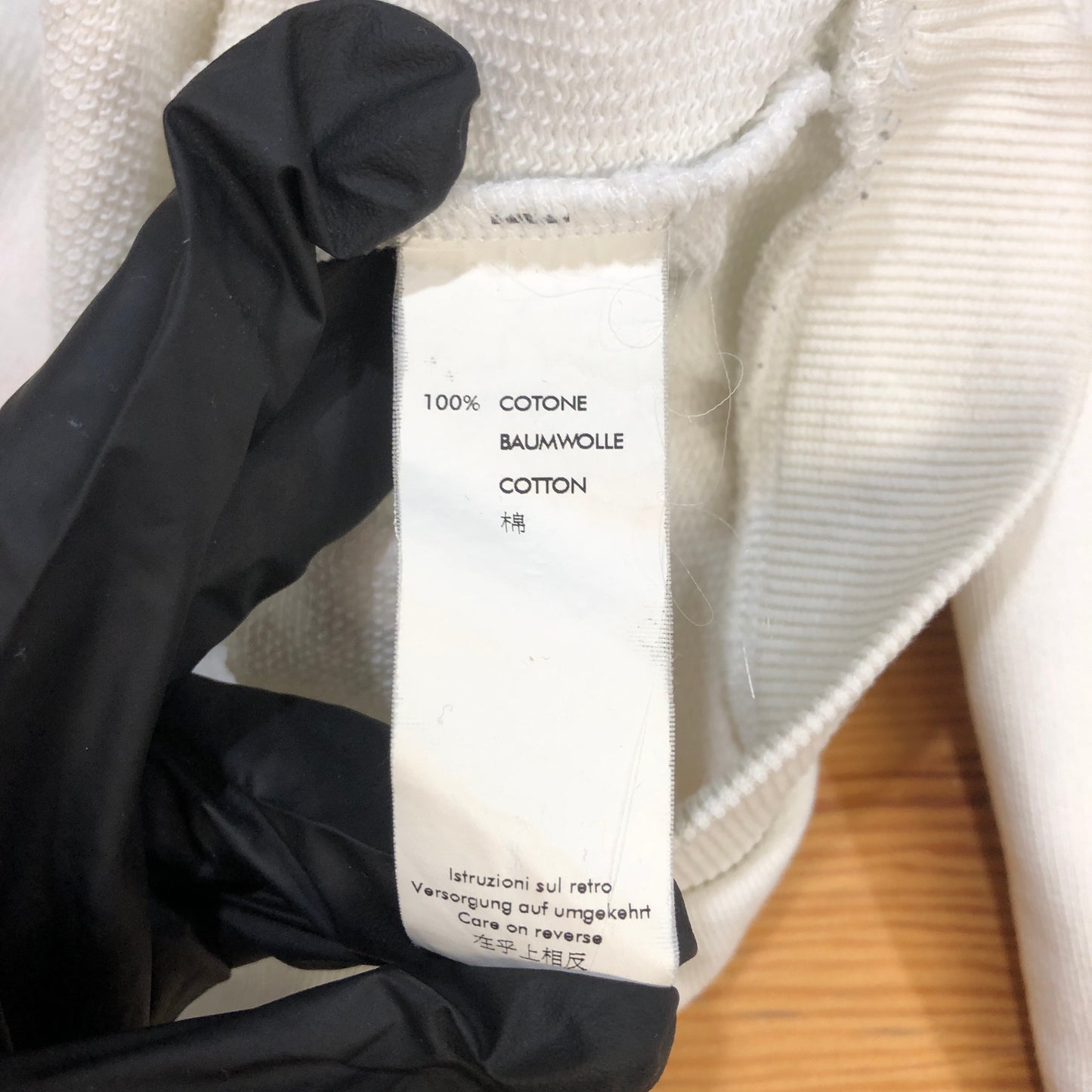 Moschino Teddy Bear Logo Sweatshirt Size US S White