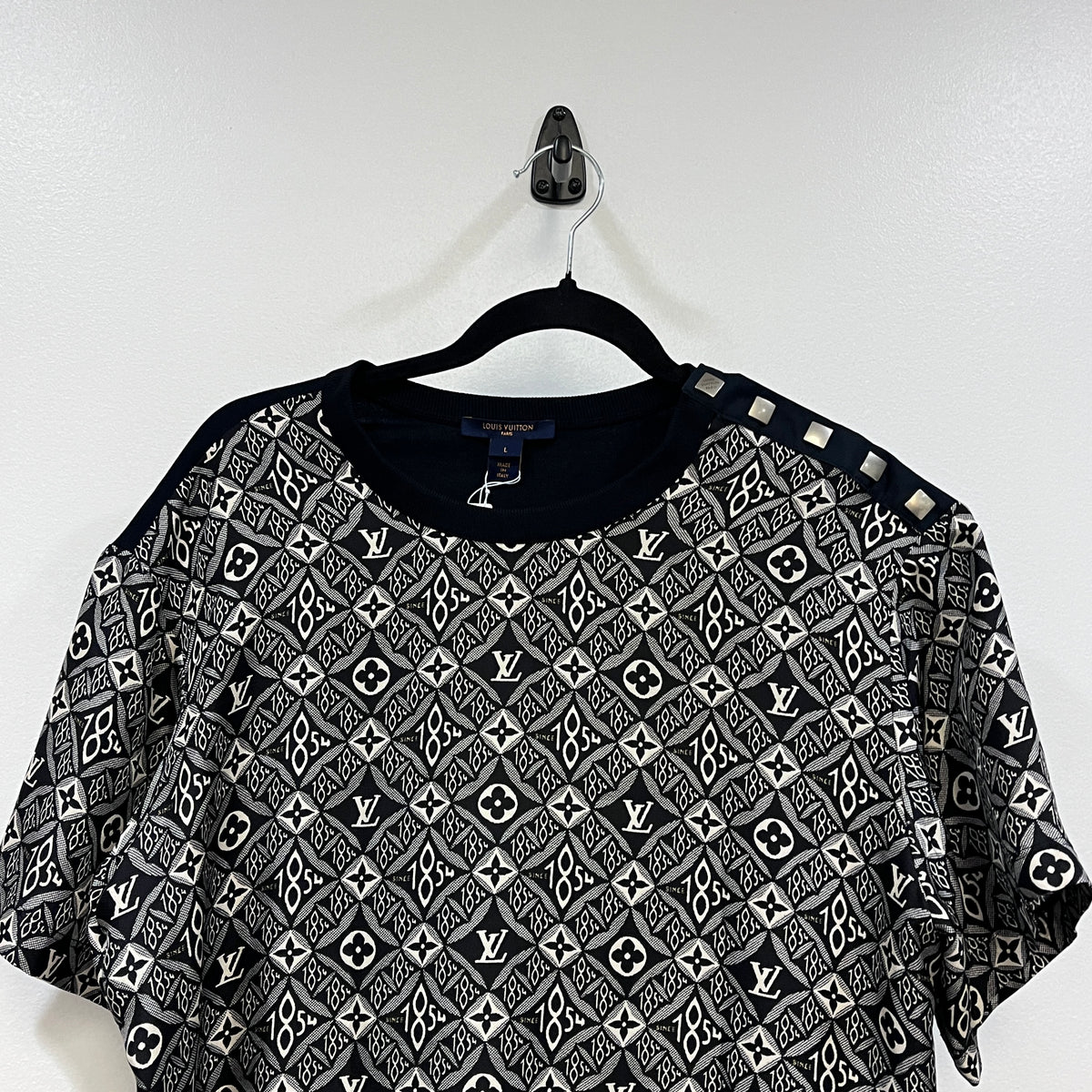 Louis Vuitton Black Women Short Sleeve Top Size L