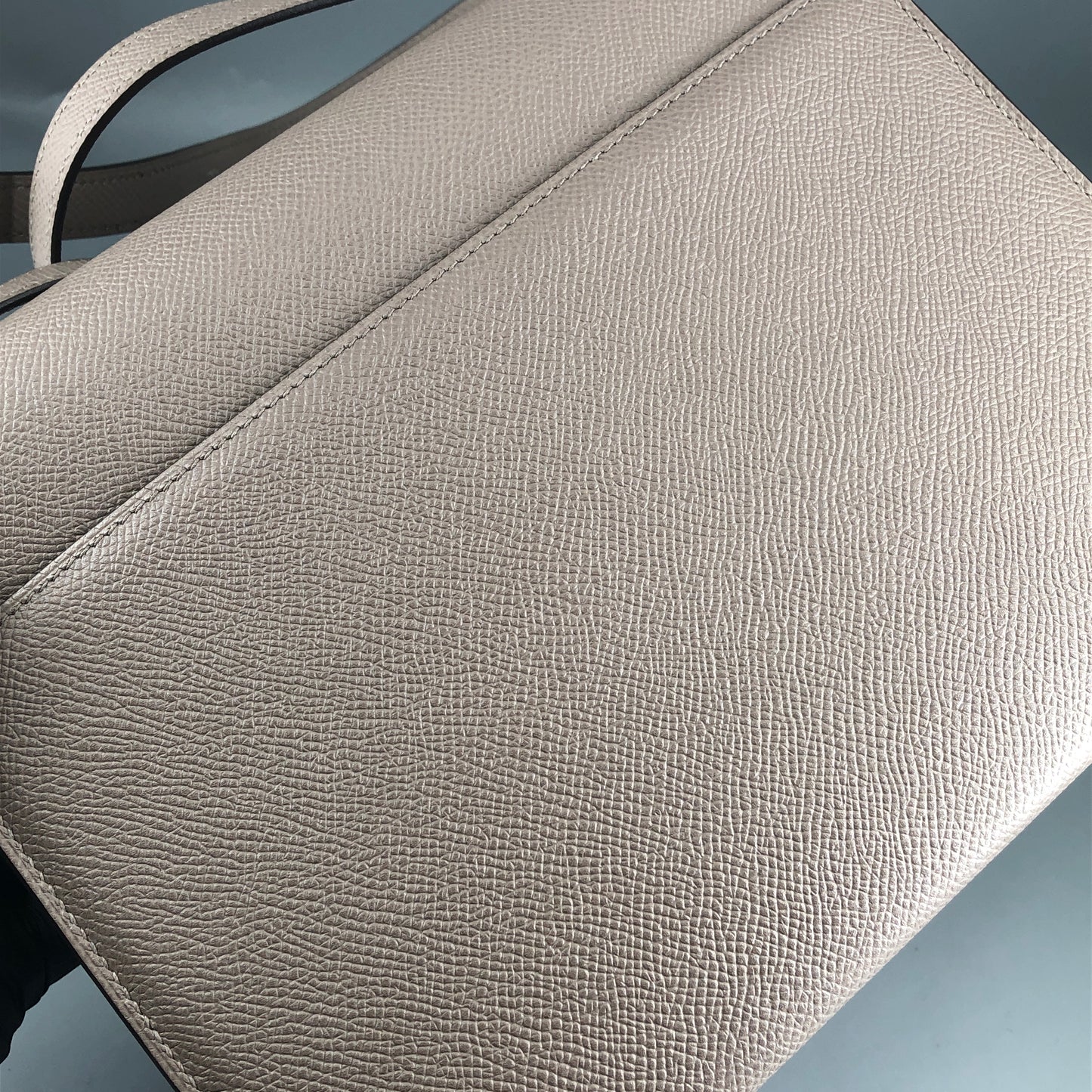Hermes 2017 Verrou 23cm Bag Asphalt Grey