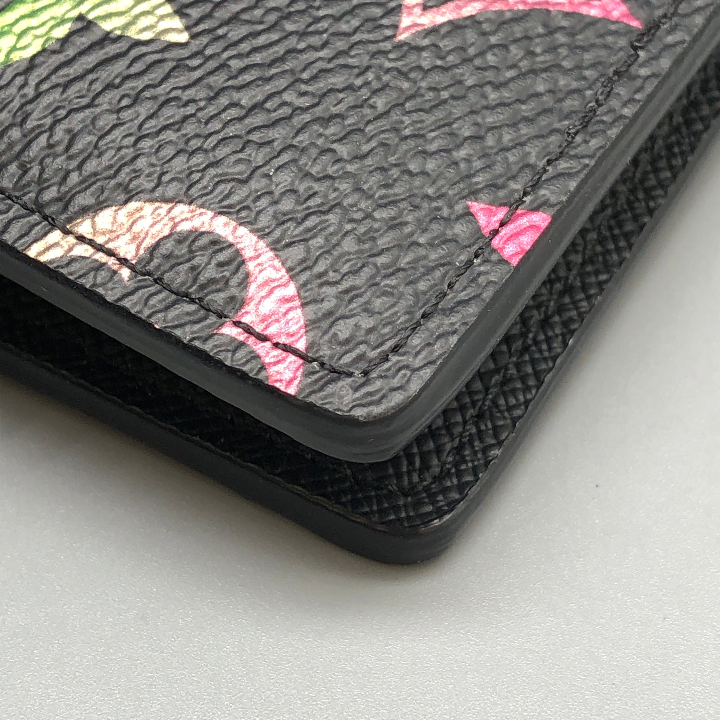 Louis Vuitton Black Multicolor Monogram Card Holder