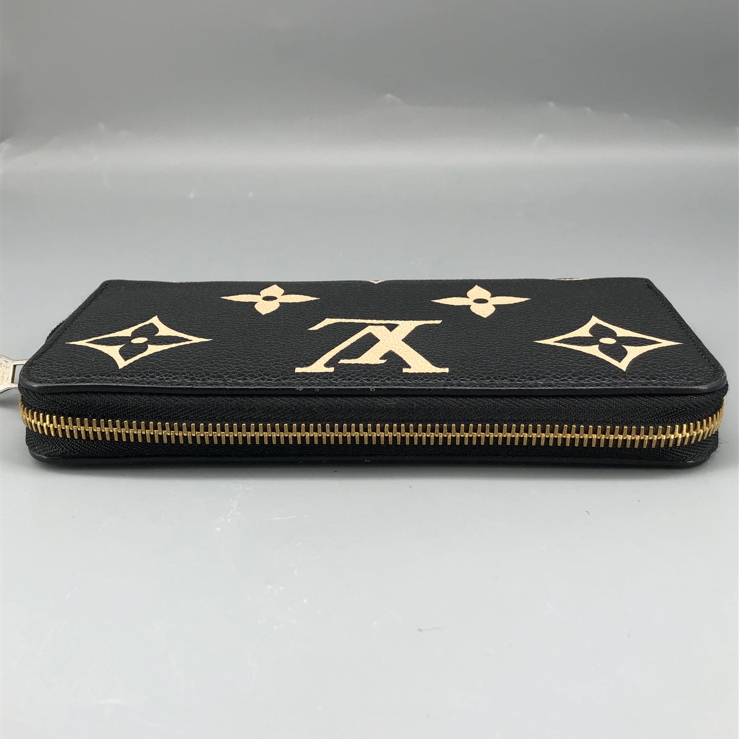 Louis Vuitton Black Monogram Empreinte Zippy Wallet