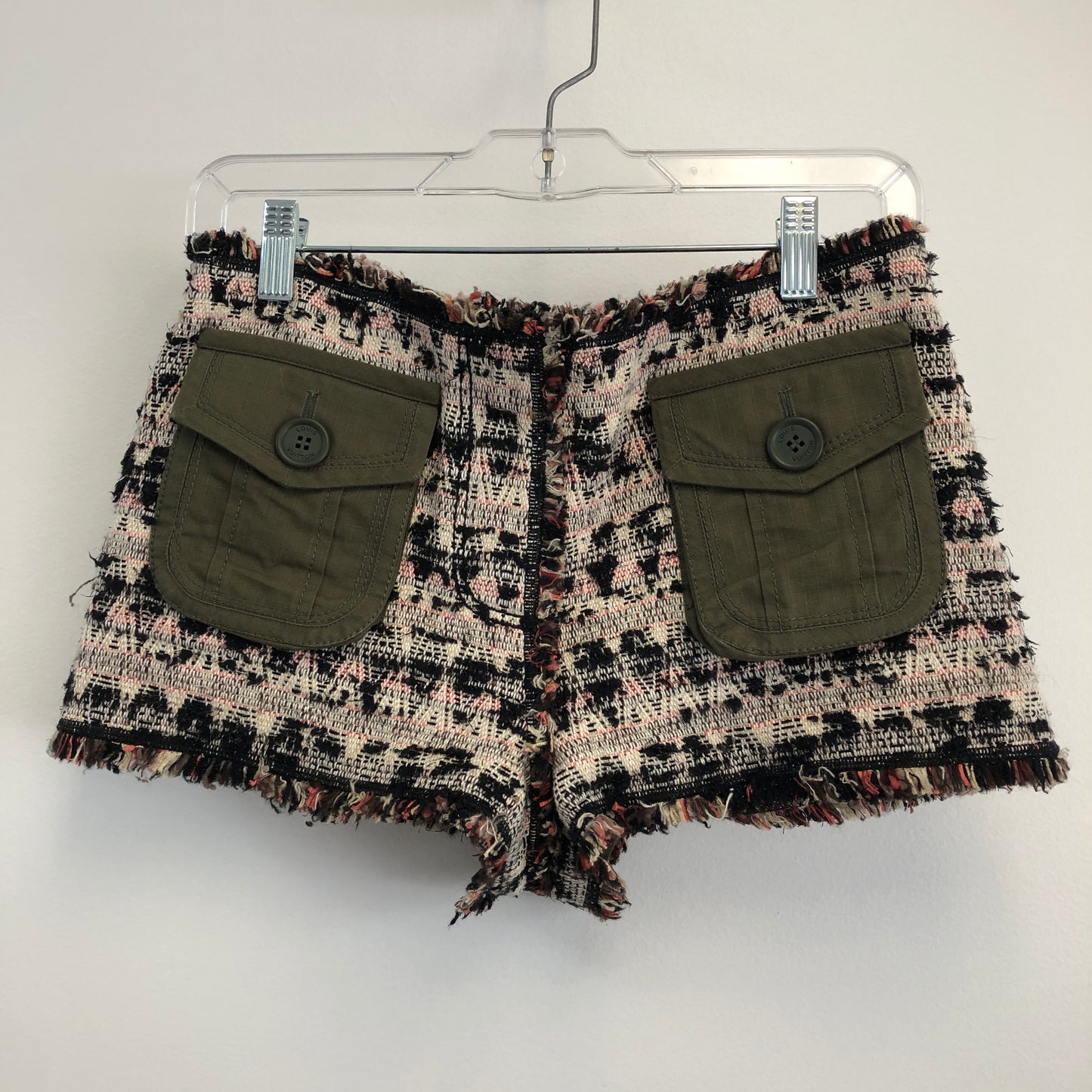 Louis Vuitton Tweed Cargo Shorts Size 36