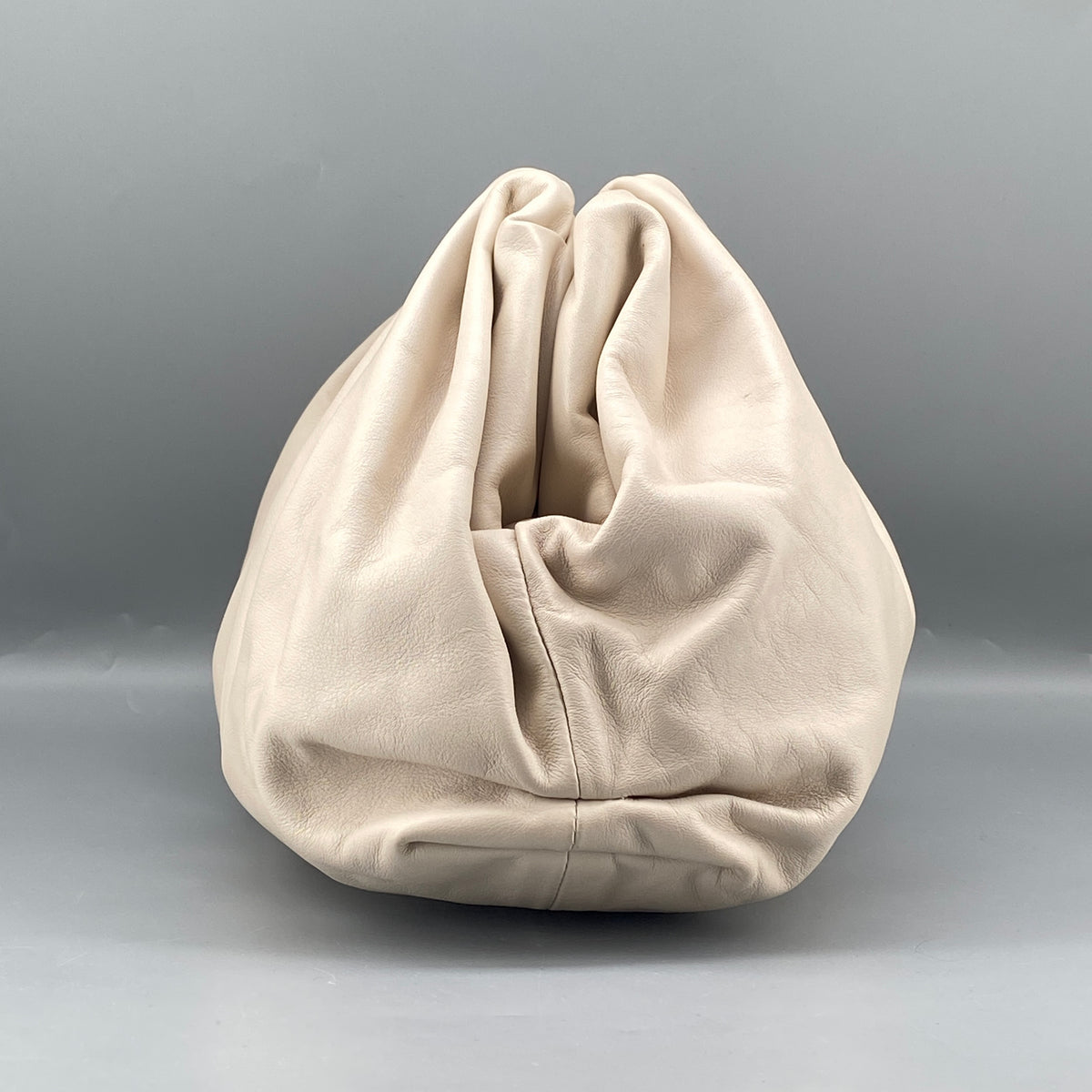 Bottega Veneta Pouch Bag Cream Leather